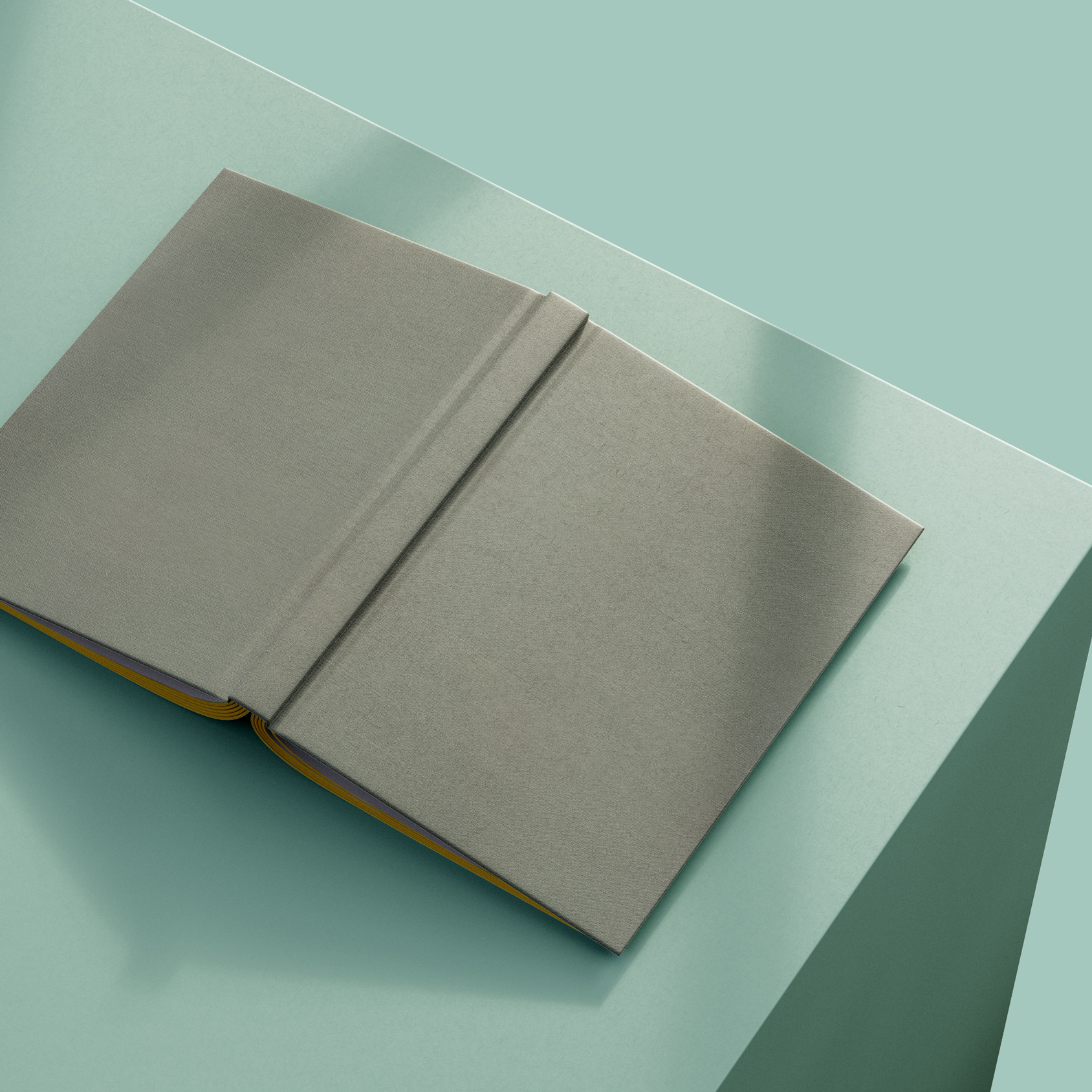 DIY Notizbuch Material Set - Einbandmaterial Regency Earth 510-hellgrau - Tagebuch, Reiseerinnerungen, Rezepte-Sammlung, tägliche Aufgaben o... - Bild-2