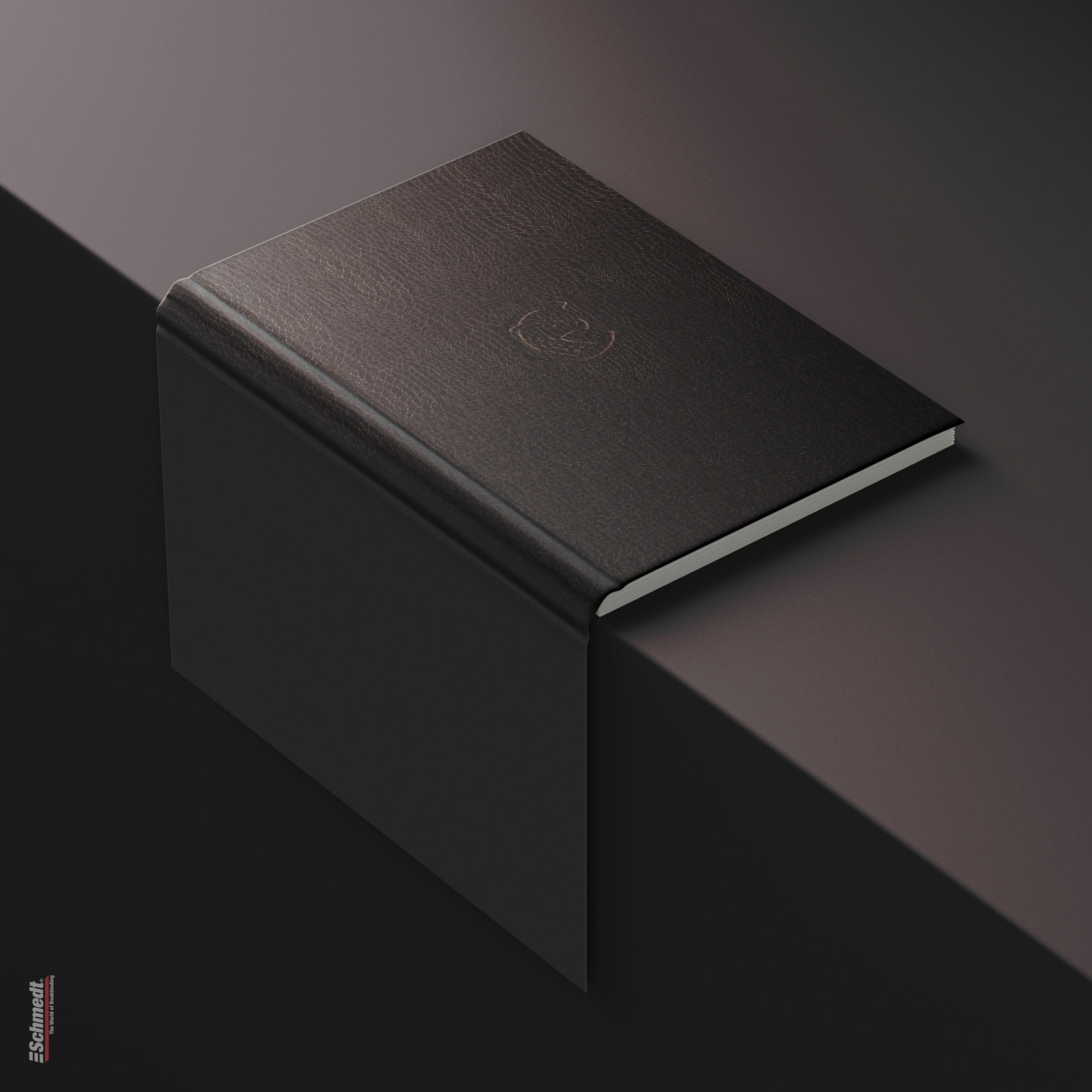 Chimera • Faux leather paper - Colour 108 - chocolate - cover paper for books, files, folders, boxes, cases, packagings etc.... - image-1