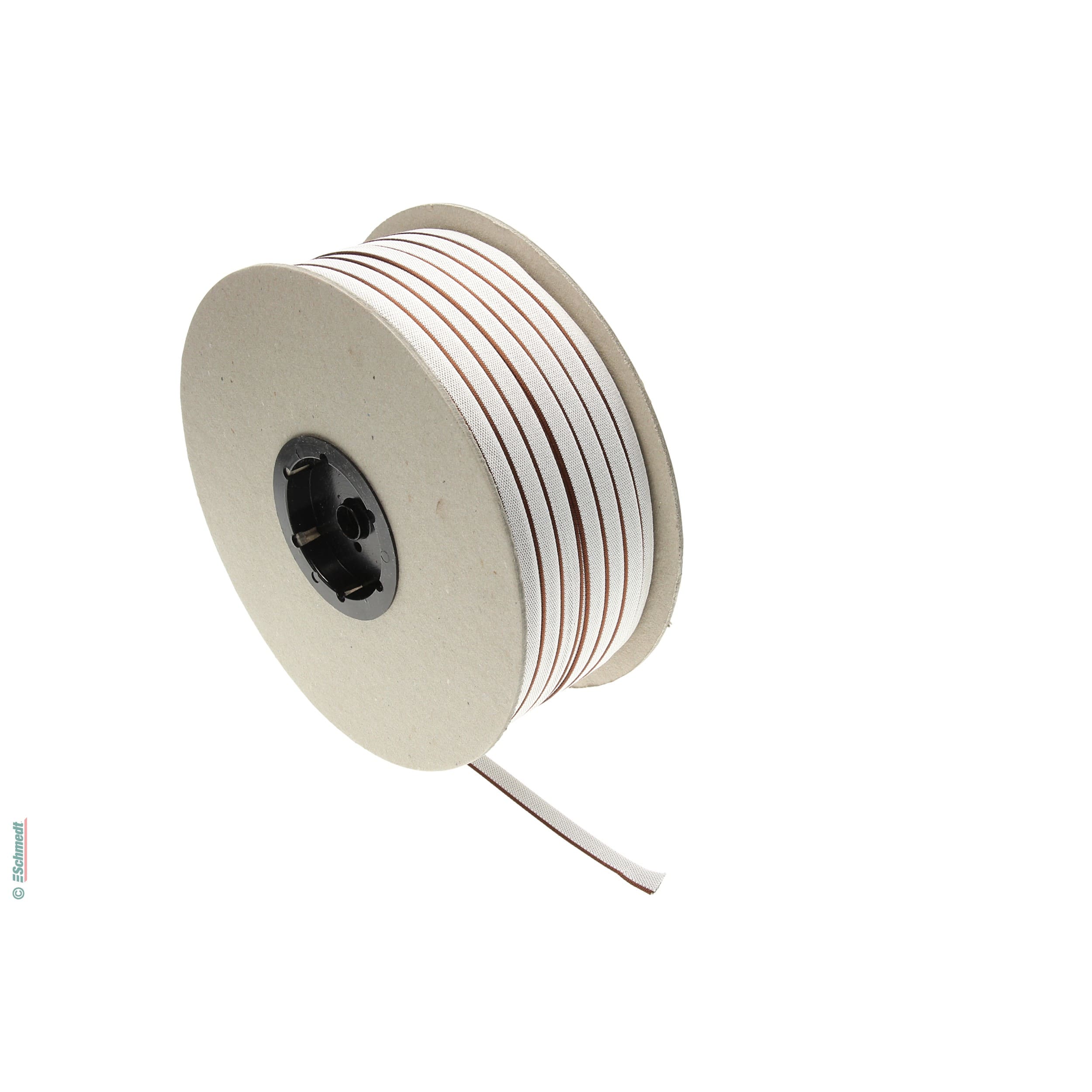 Headband  - premium quality - Colour 866 - brown - Roll Length (in m) 500 - coloured band attached to hardcover books at the top and bottom ...