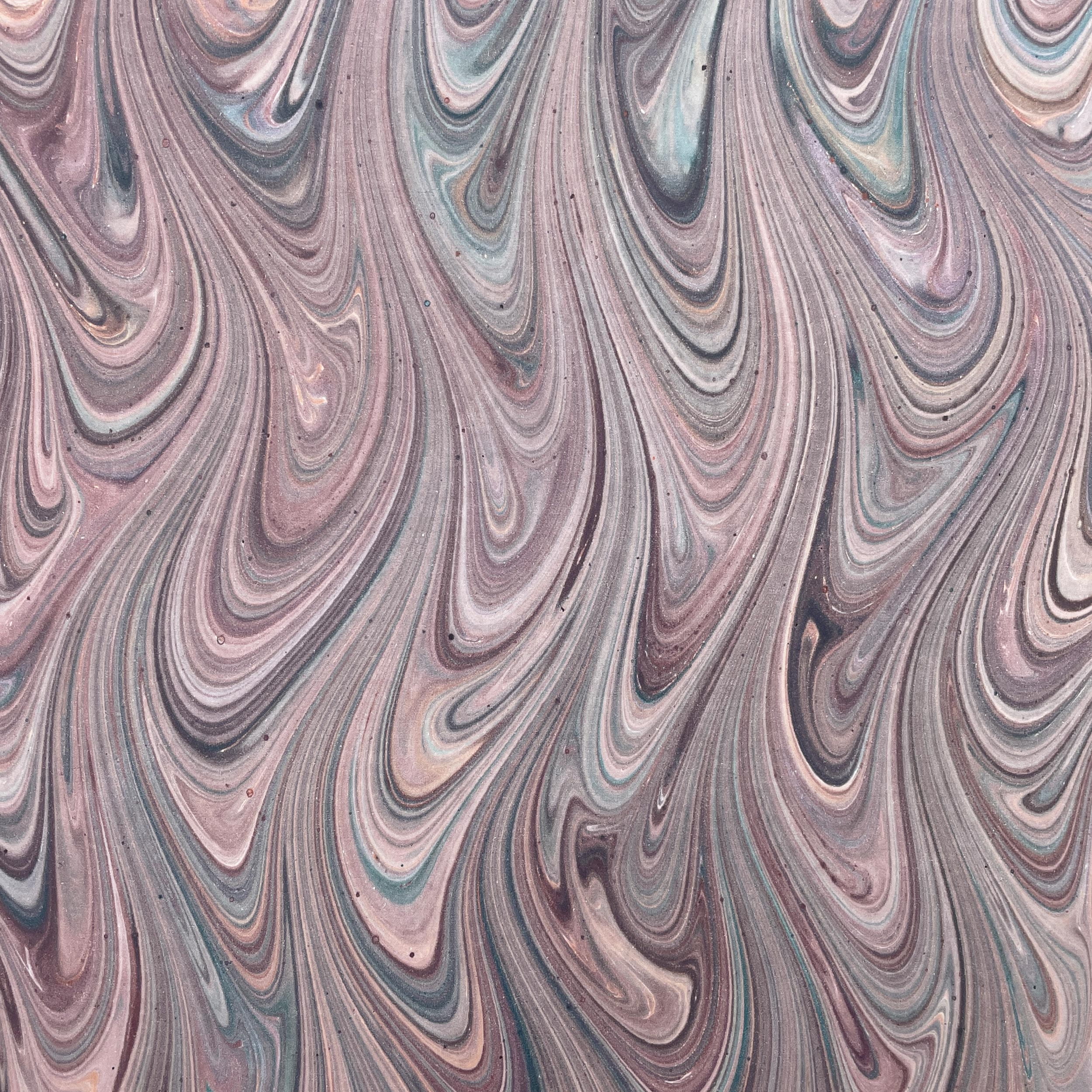 Papier marbré français véritable - Couleur 056 - violet - Format 65 x 50 cm (ST)... - image-1