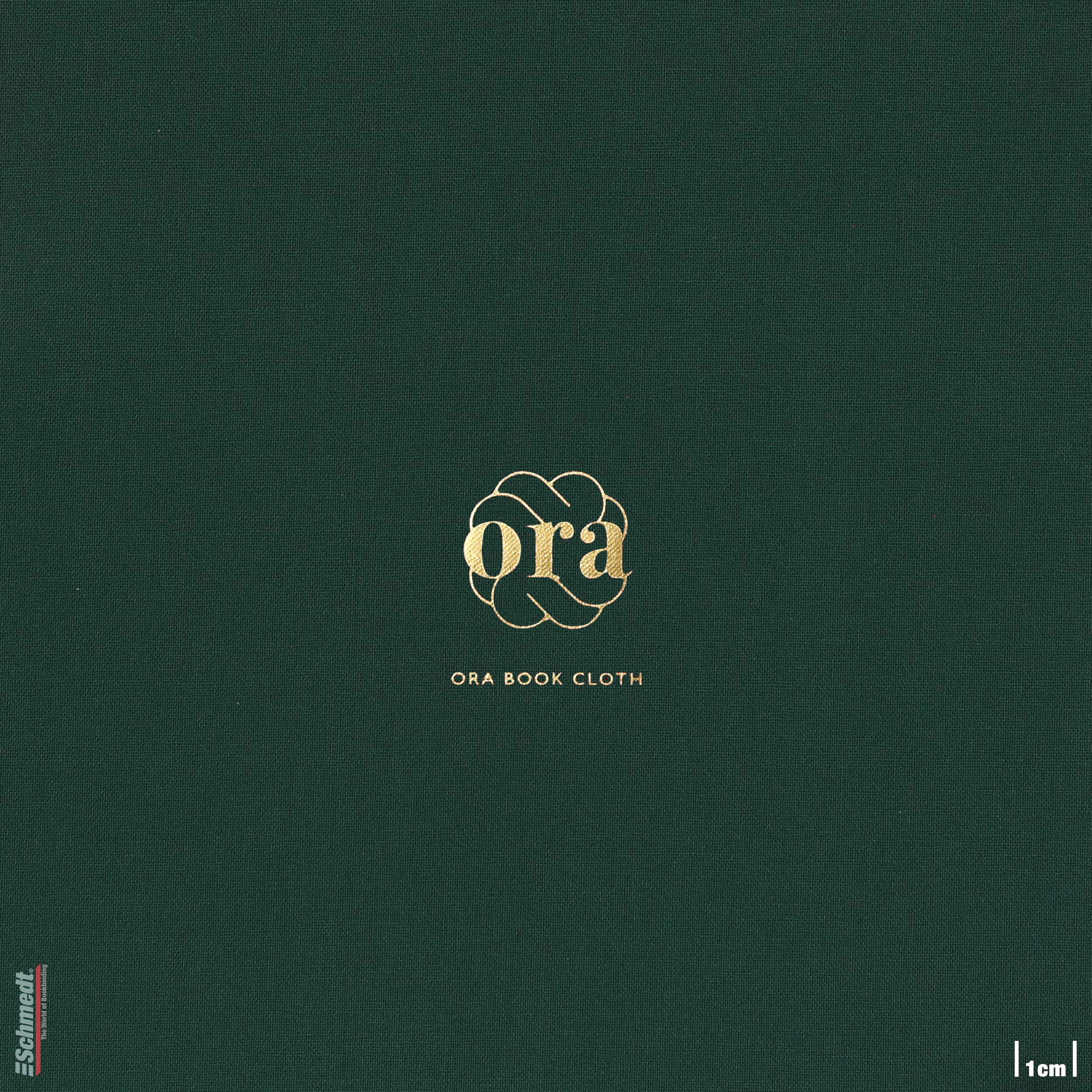 Ora • Buchleinen - Farbe 010 - dunkelgrün - Anwendungen: für Bucheinbände, Notizbücher, Ordner, Mappen, Schuber, Kästen, Schachteln, Etuis, ... - Bild-1