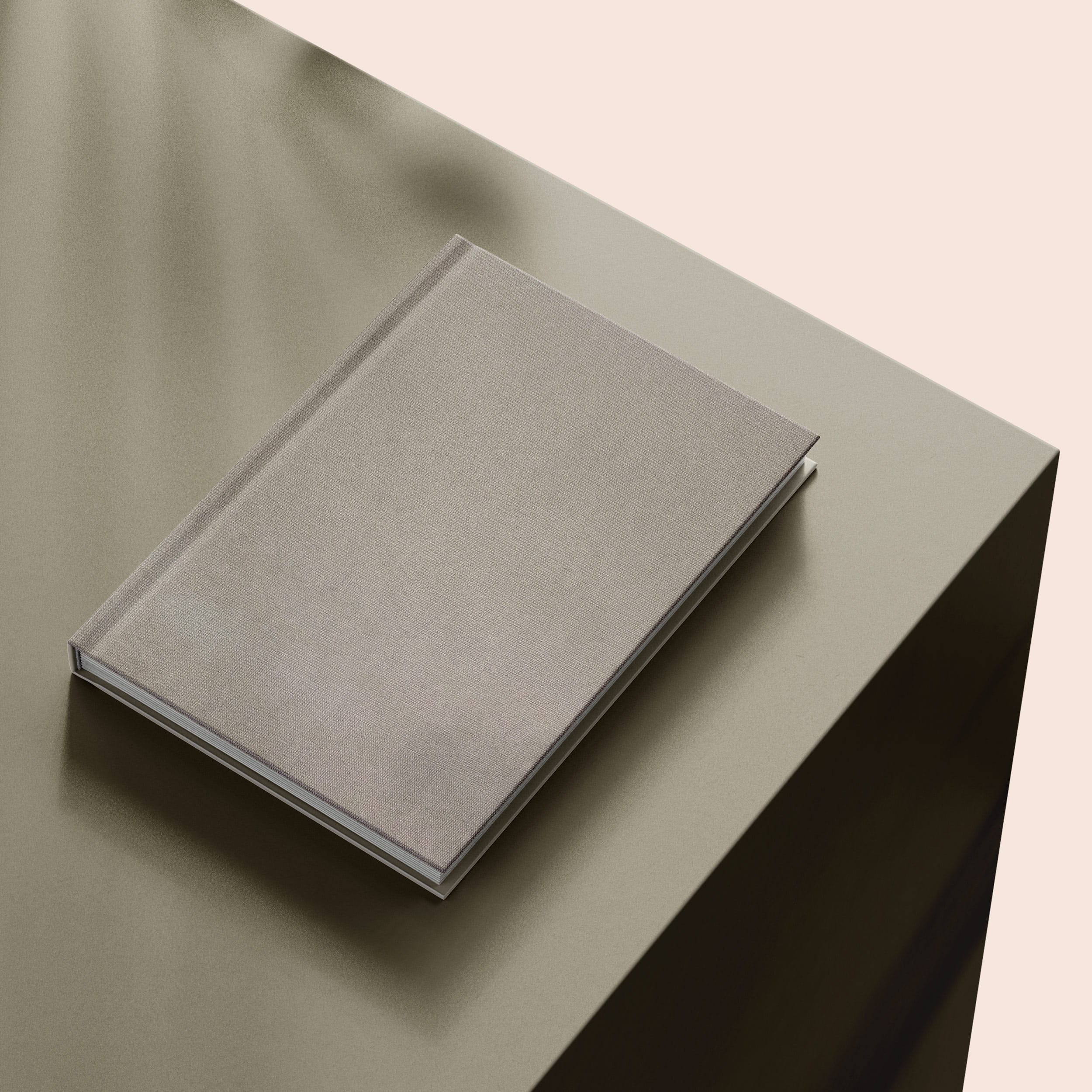 Ora • Buchleinen - Farbe 025 - mausgrau - Anwendungen: für Bucheinbände, Notizbücher, Ordner, Mappen, Schuber, Kästen, Schachteln, Etuis, Ge... - Bild-3