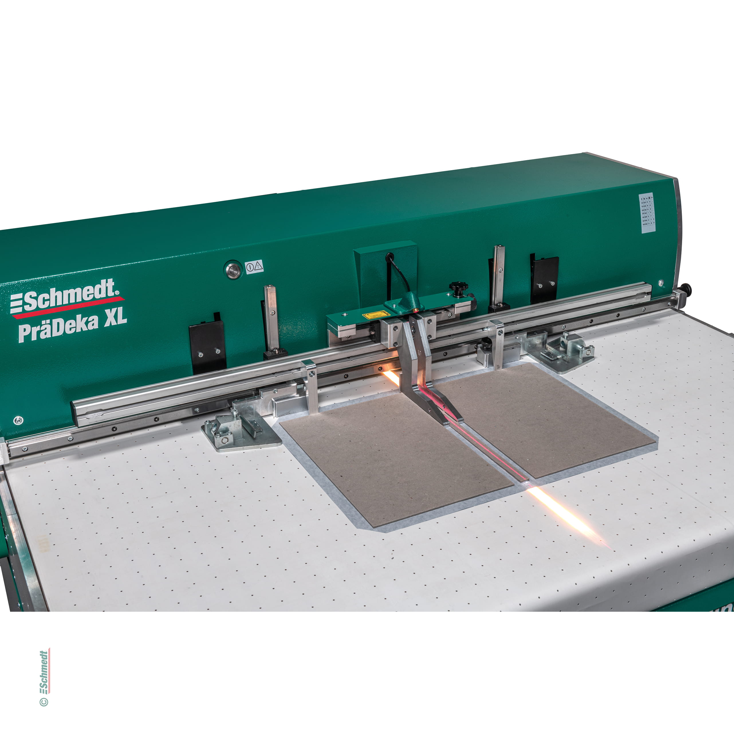 PräDeka XL | Buchdeckenmaschine - Halbautomatische Hardcover-Deckenfertigung - Anwendungen: einteilige Produkte, z. B. Spielpläne, 
asymmet... - Bild-3