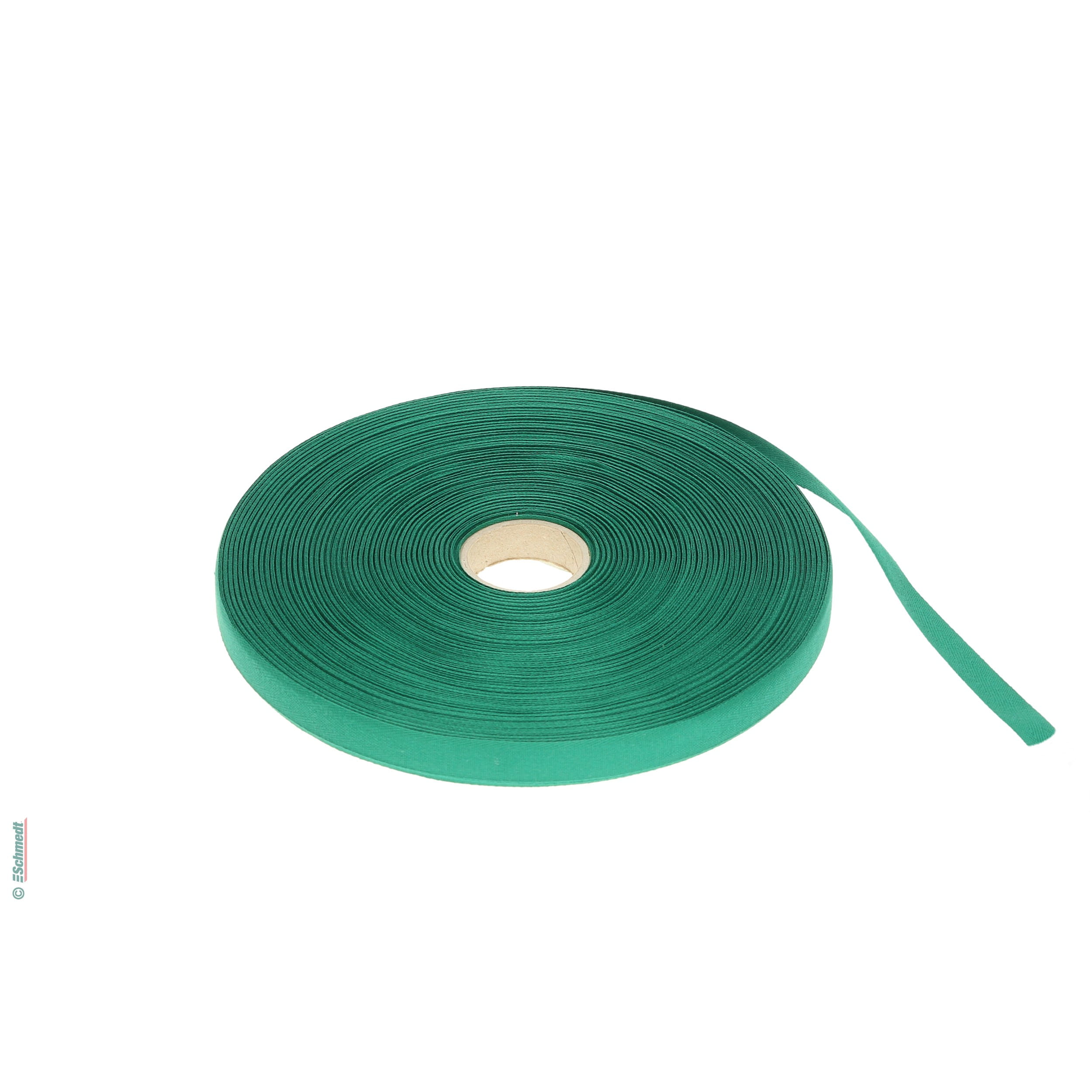Mappenband - Spitzenqualität - Farbe hellgrün - Breite (in mm) 15 - Hochwertiges Baumwollband zum Verschließen von Mappen oder Büchern....