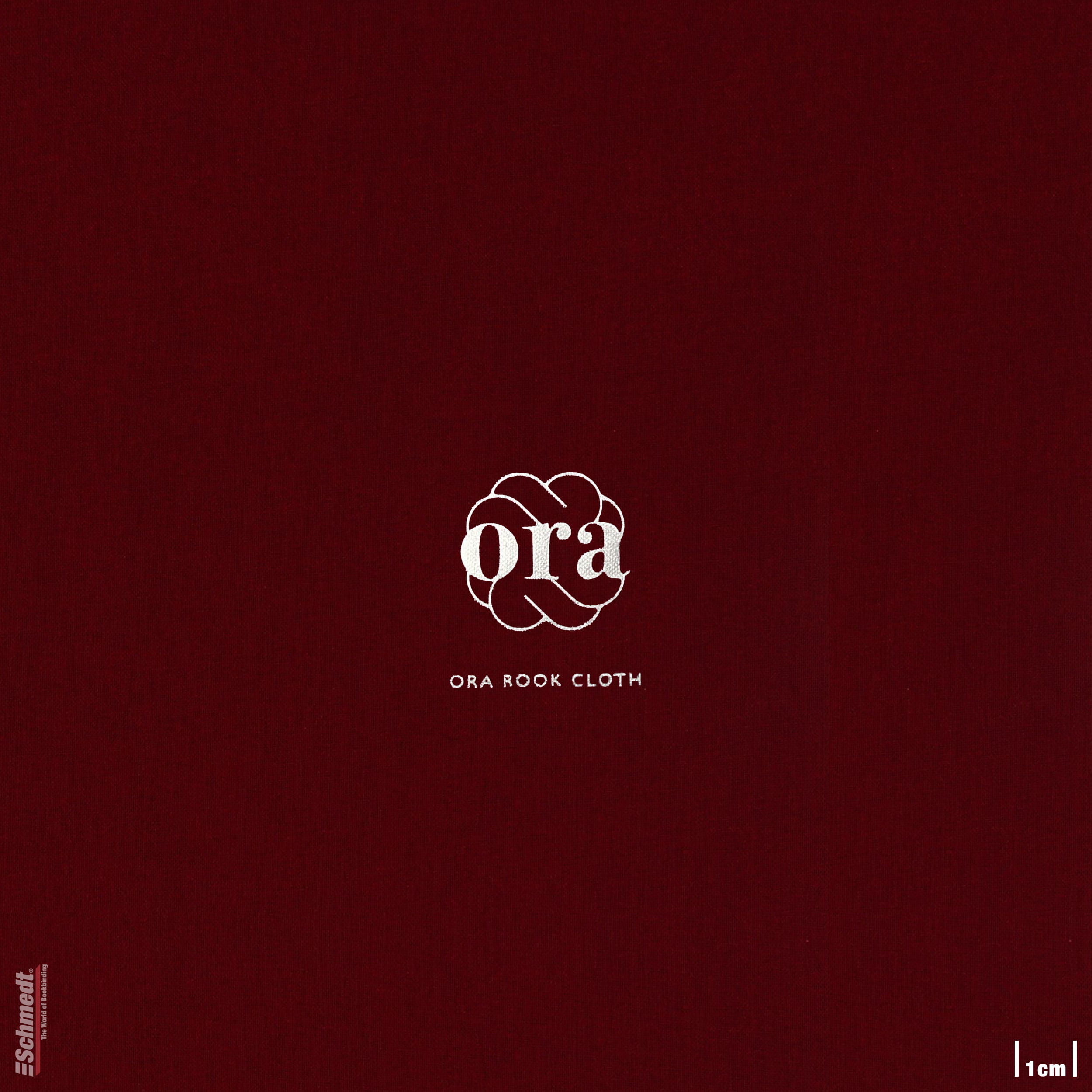 Ora • Buchleinen - Farbe 015 - dunkelrot - Anwendungen: für Bucheinbände, Notizbücher, Ordner, Mappen, Schuber, Kästen, Schachteln, Etuis, G... - Bild-3