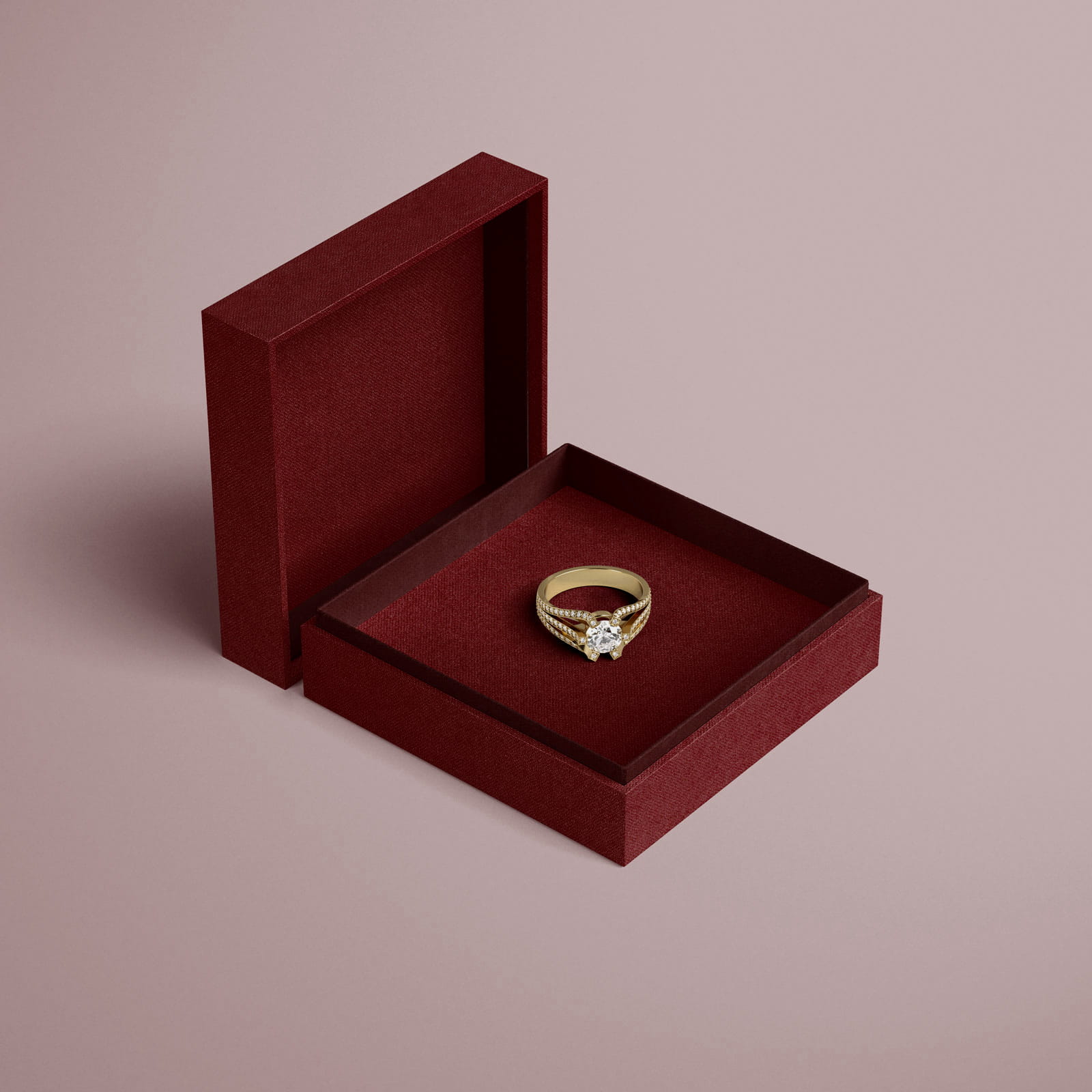 English Buckram | library cloth - Colour 532 - burgundy - for library books, book covers, menus, diaries, notebooks, file folders etc.... - image-1