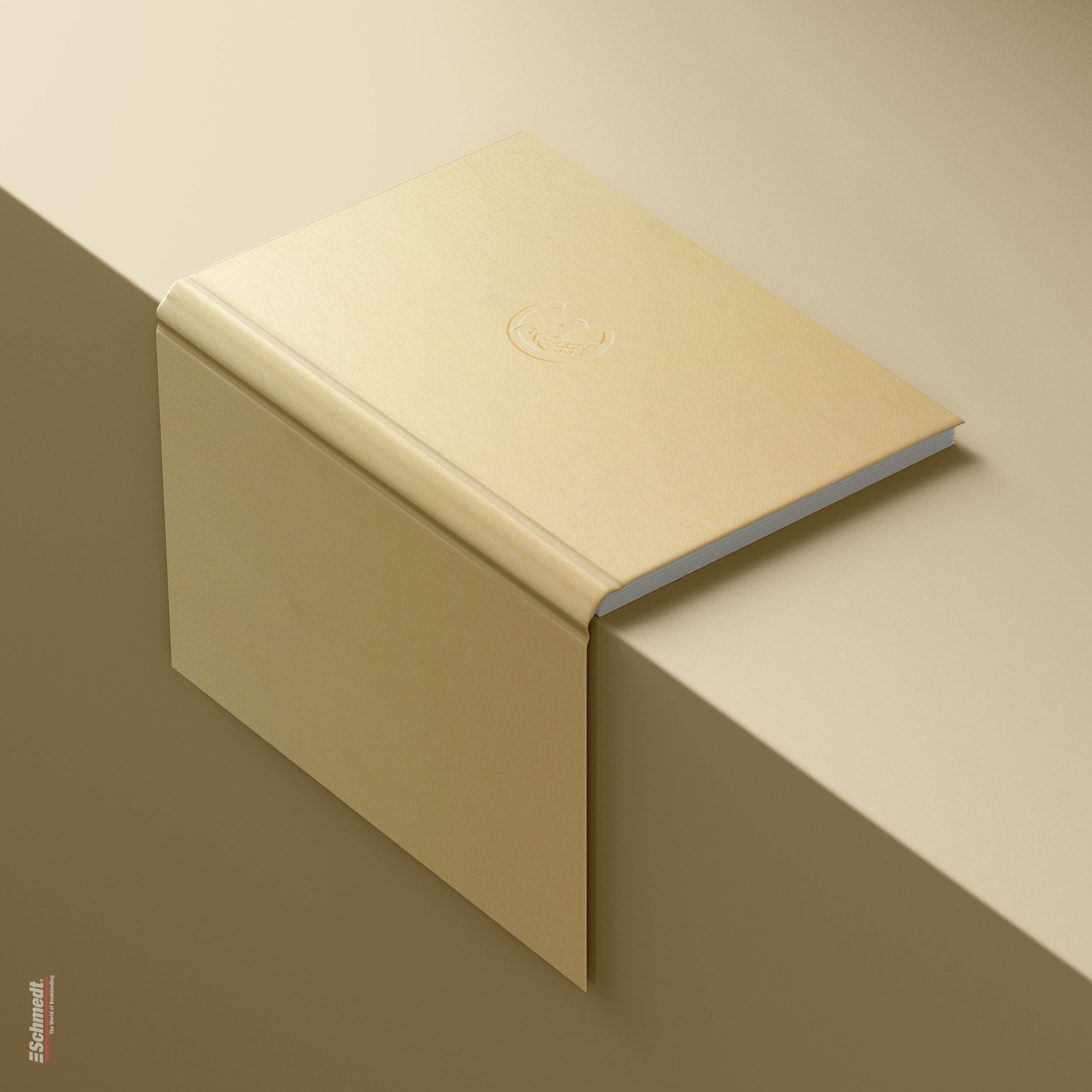 Chimera • Faux leather paper - Colour 131 - ivory - cover paper for books, files, folders, boxes, cases, packagings etc.... - image-1