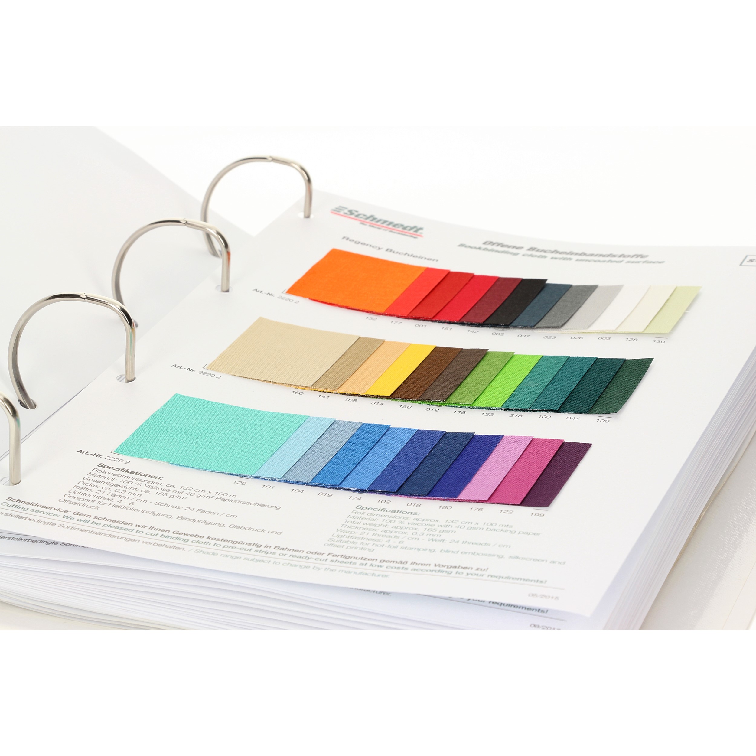 Sample card Alsace N and Alsace G - Type S-E6 uncoated binding cloth 6/8 - image-3 Sample card Alsace N and Alsace G - Type S-E6 uncoated binding cloth 6/8... - image-3