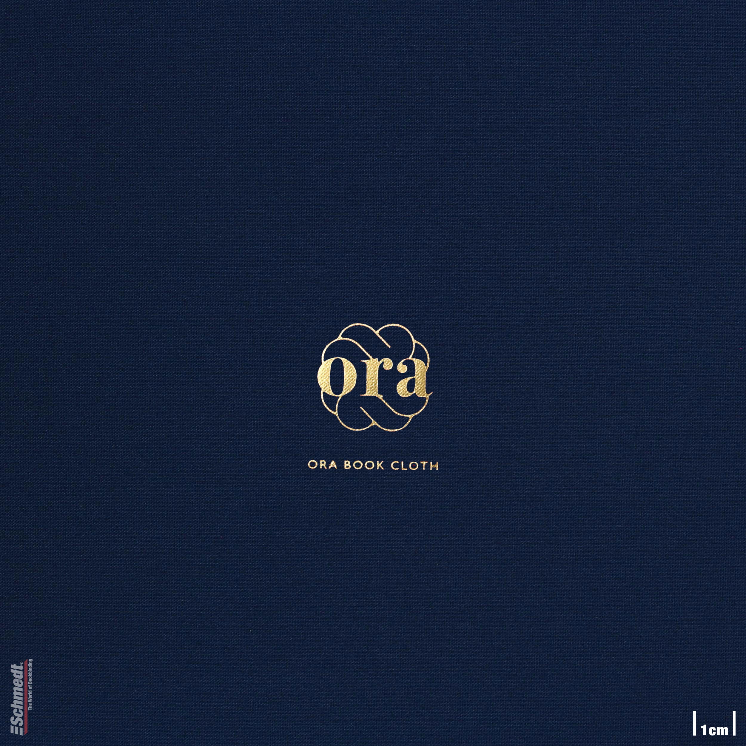 Ora • Buchleinen - Farbe 022 - marineblau - Anwendungen: für Bucheinbände, Notizbücher, Ordner, Mappen, Schuber, Kästen, Schachteln, Etuis, ... - Bild-1