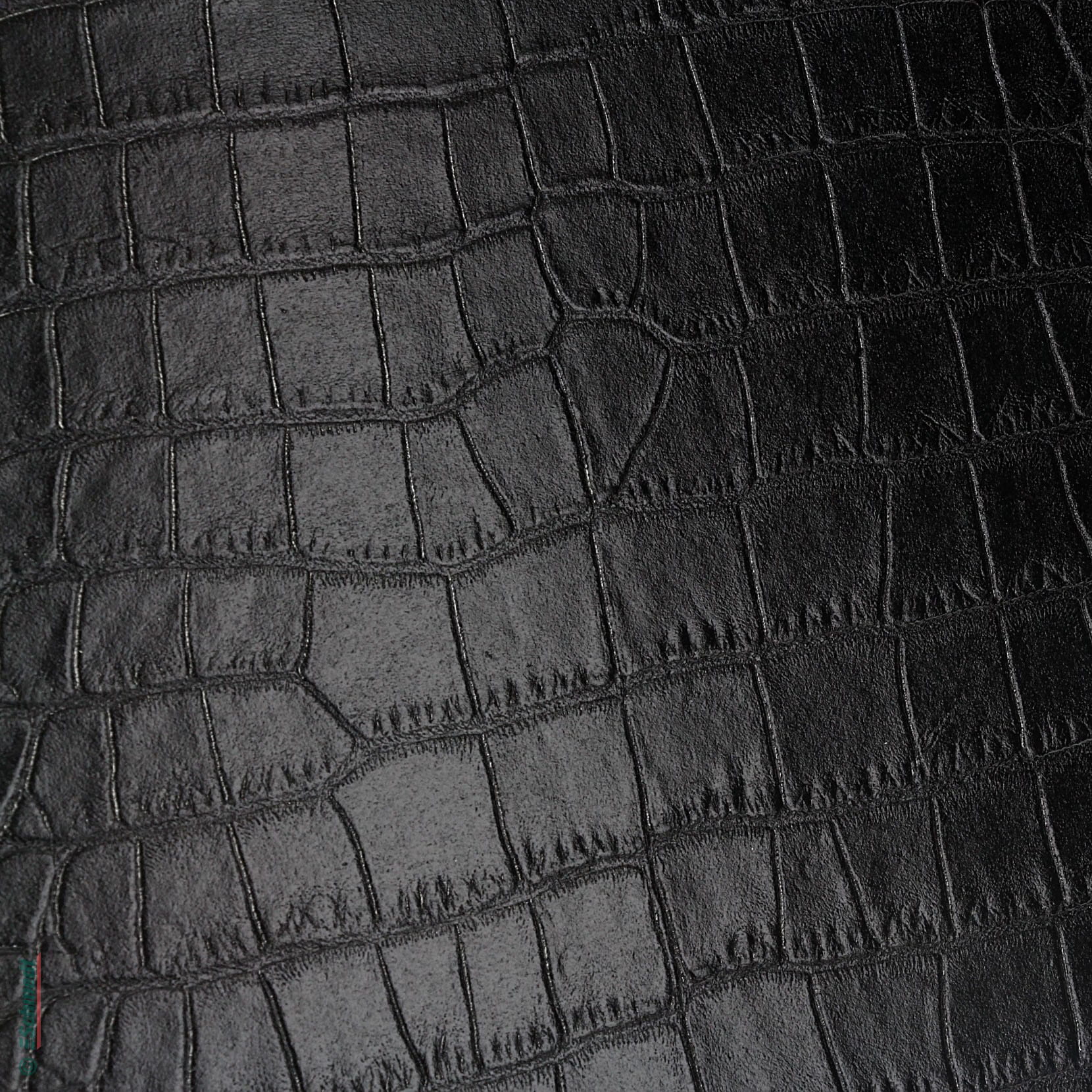 Excel-Tan - Lederfaserstoff - Farbe 7810 - schwarz - Prägung Amazona - zum Beziehen von Büchern, Mappen, Ordnern, Speisekarten, Taschenkalen... - Bild-1