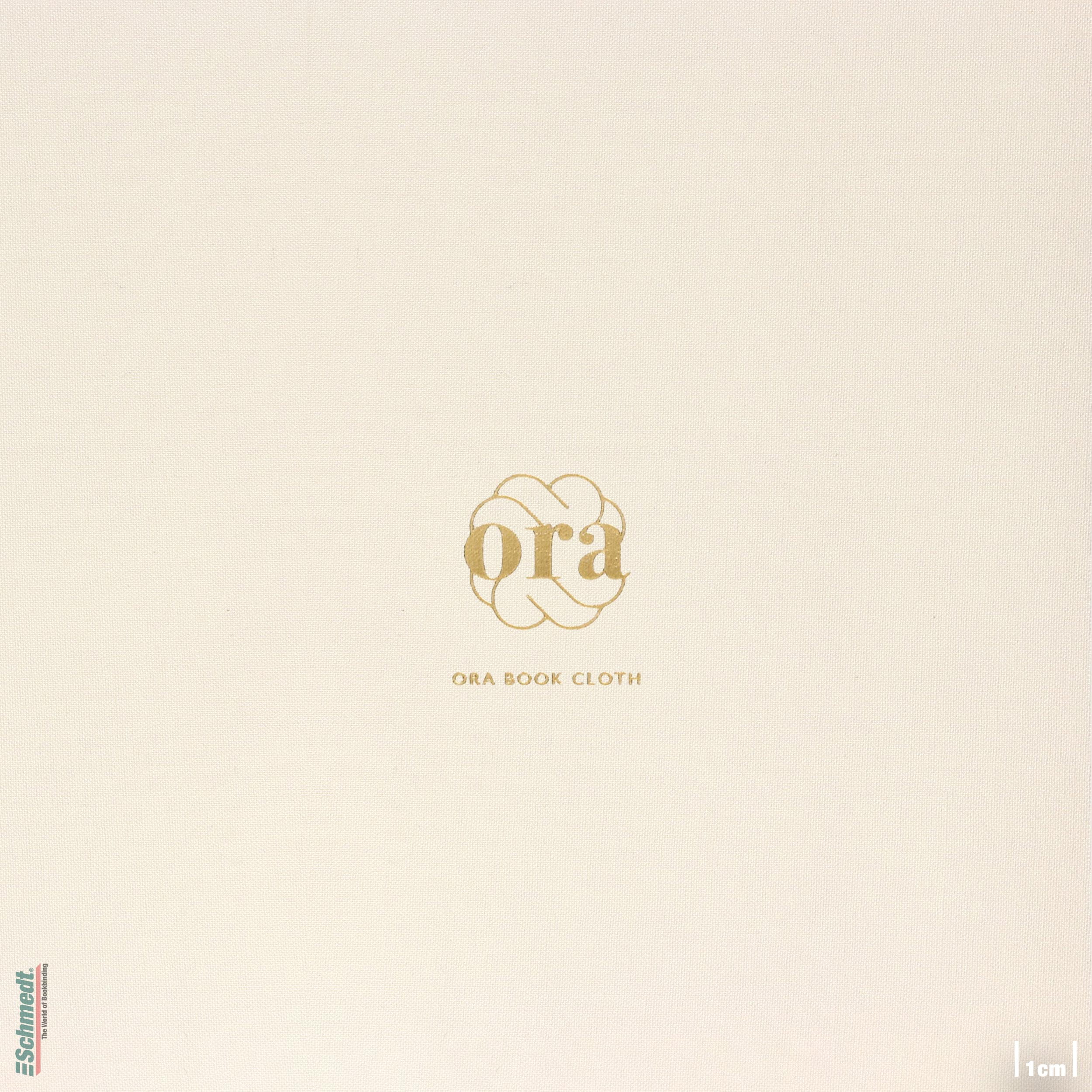 Ora • Buchleinen - Farbe 047 - cremeweiß - Anwendungen: für Bucheinbände, Notizbücher, Ordner, Mappen, Schuber, Kästen, Schachteln, Etuis, G... - Bild-1