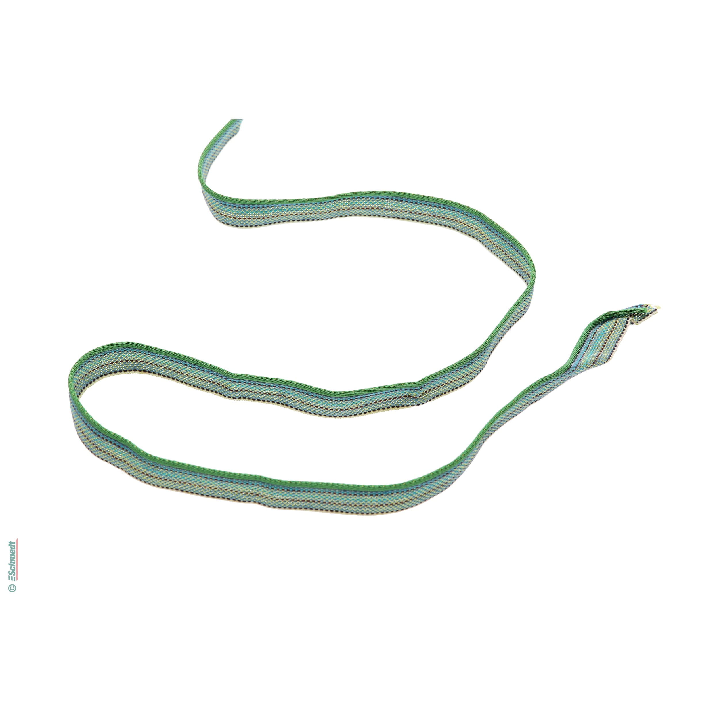 Headband - standard quality - Colour 017 - green - Roll length (in m) 500 - coloured band attached to hardcover books at the top and bottom ...