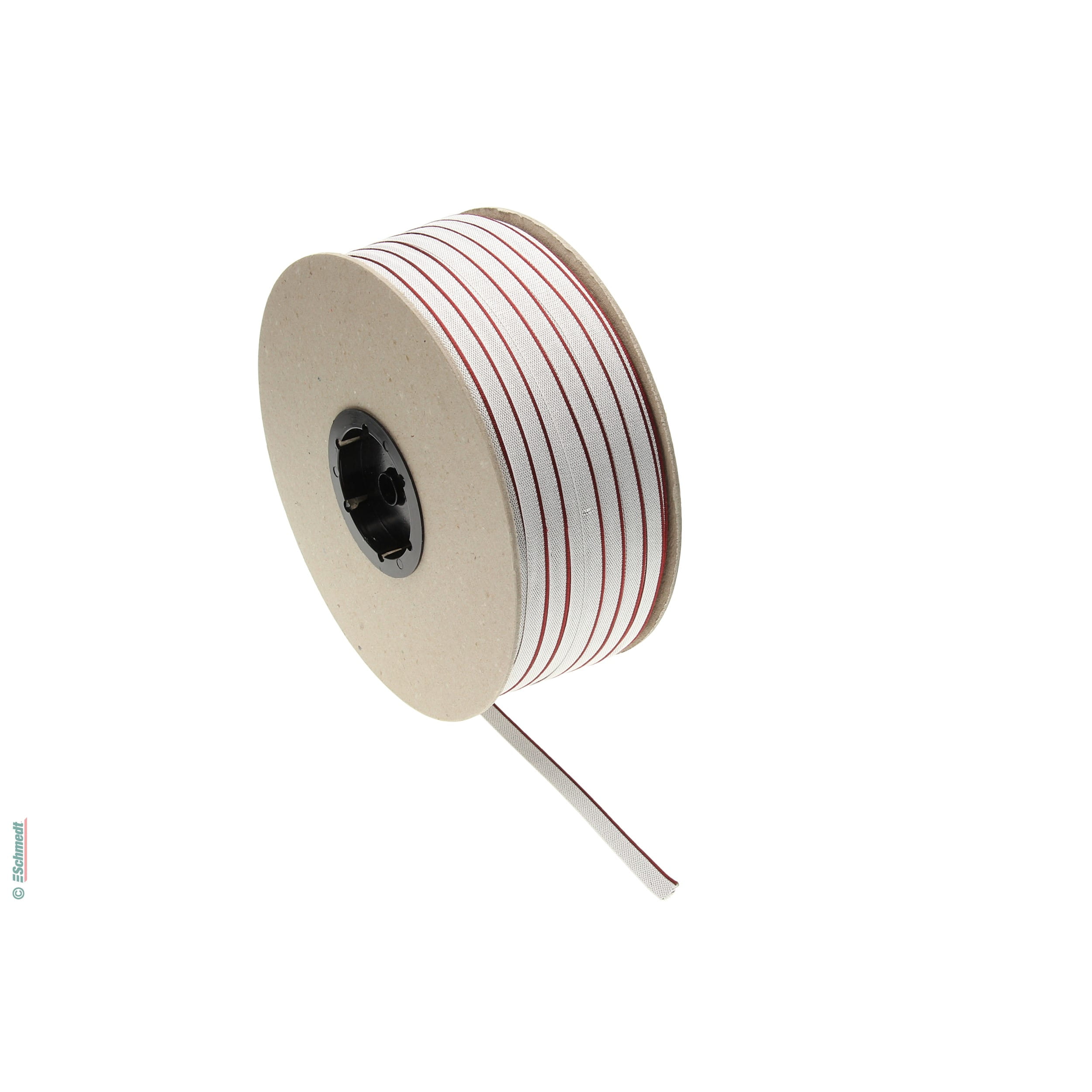 Kapitalband - Premiumqualität - Farbe 382 - bordeaux - Rollenlänge (in m) 500 - Farbiges Band, auch Kopfband genannt, das bei Hardcover-Büch...