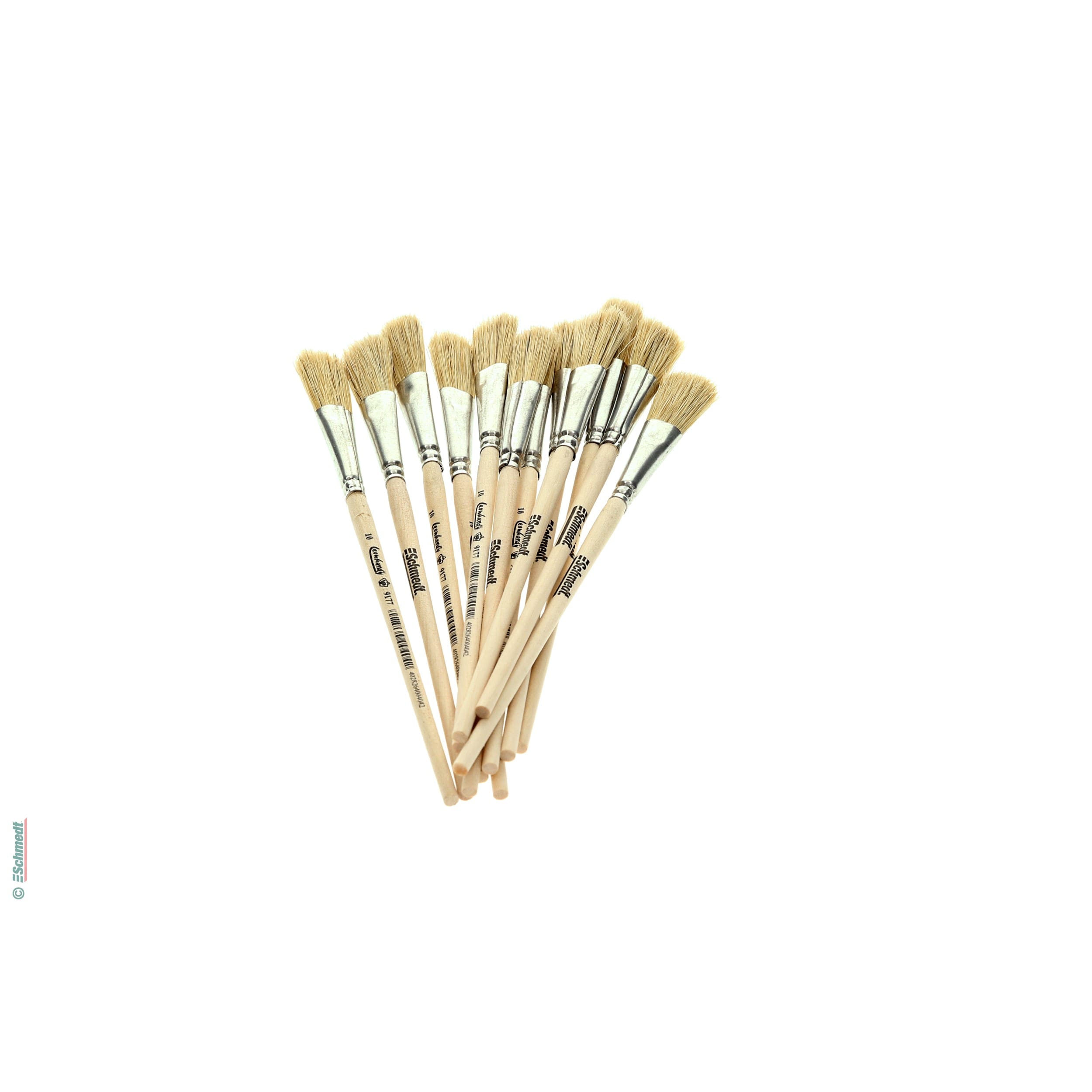 All-purpose brush, with tin ferrule - Size 10 - Width (in mm) 10 - versatile use... - image-1