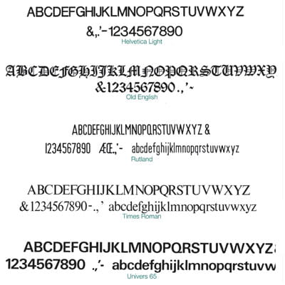 Brass typestyle, engraved - engraved - to insert into a typeholder (manual of for blocking press) for hot-foil stamping of titles and names ... - image-1