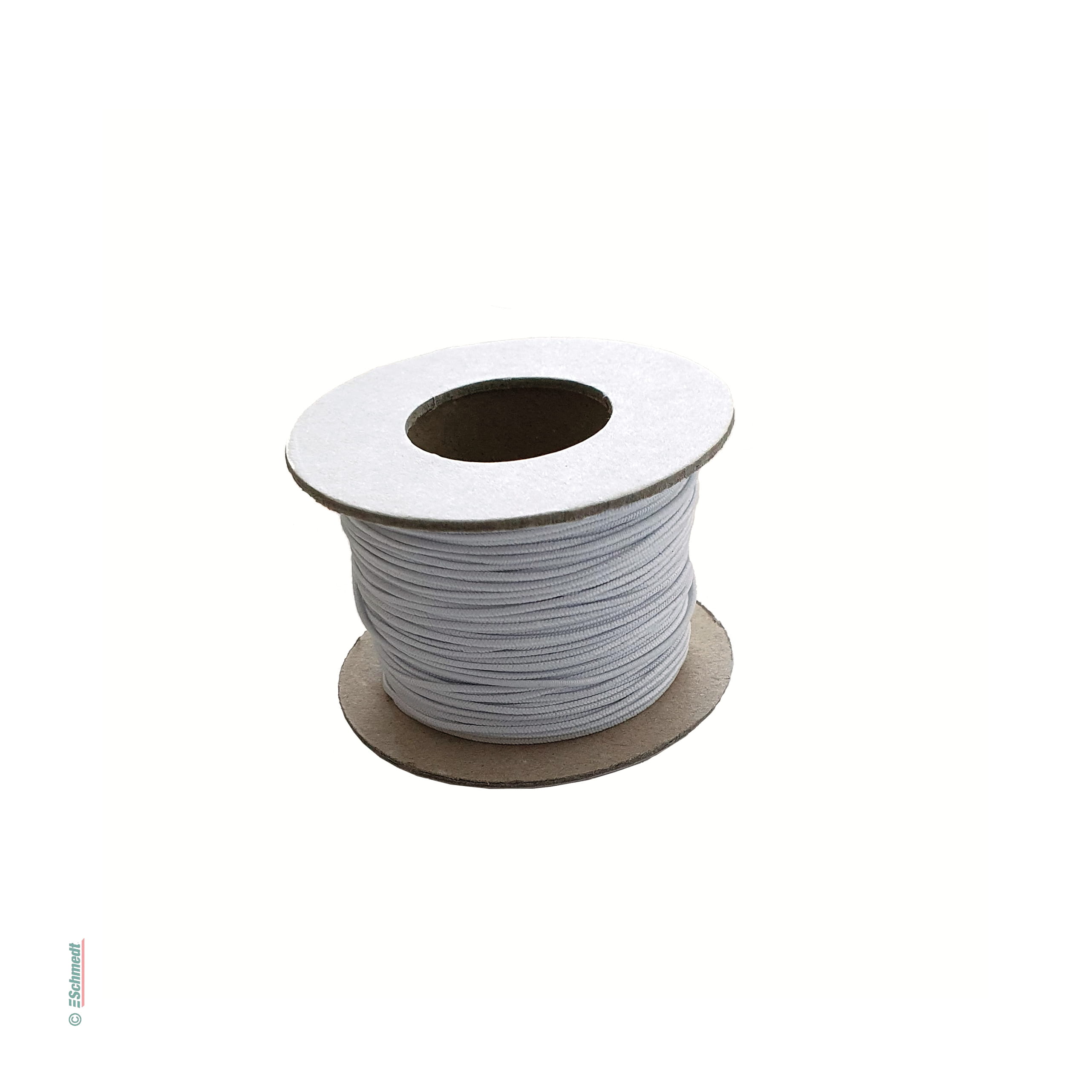 White 1.5mm Round Elastic Cord (22m)