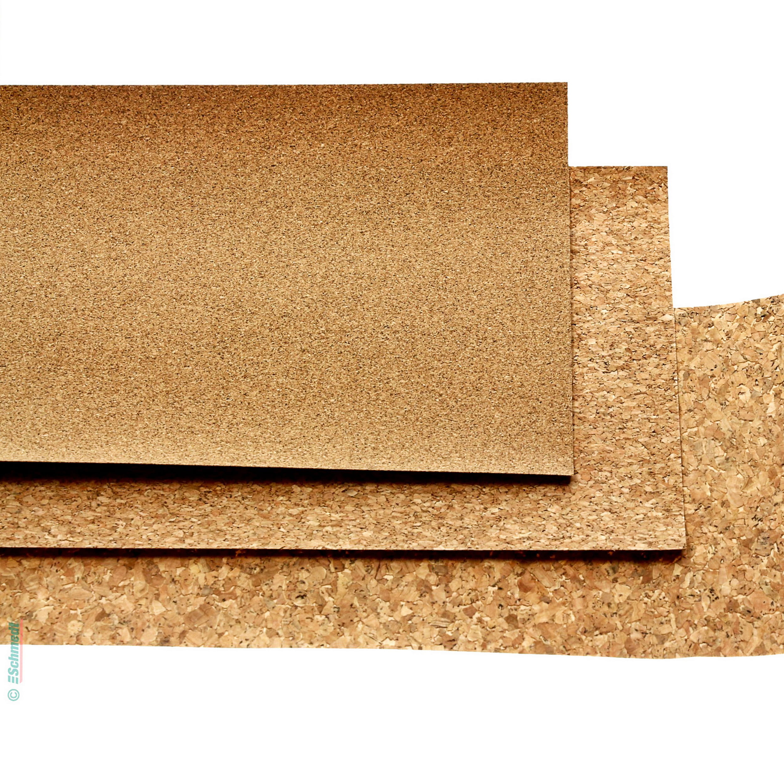 Kork - matériau de couverture de liège naturel - Papier kraft revêtu de liège naturel - pour couvertures exclusives, menus, boites etc. et d... - image-1