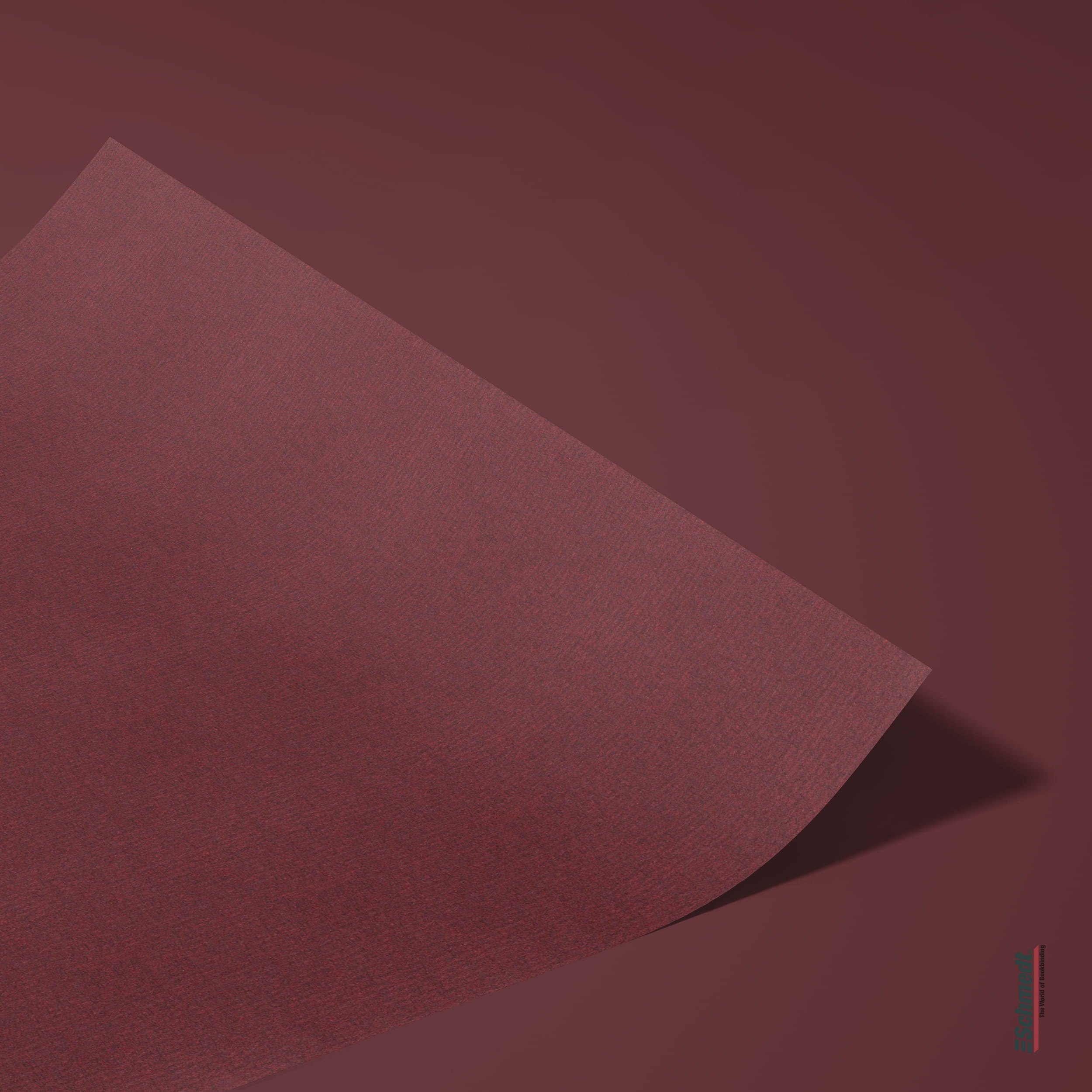 Bugra-Büttenpapier - Farbe 322 - bordeauxrot - einsetzbar als Vorsatzpapier oder als exklusives Umschlag- und Einbandmaterial für Bücher. Ge... - Bild-1