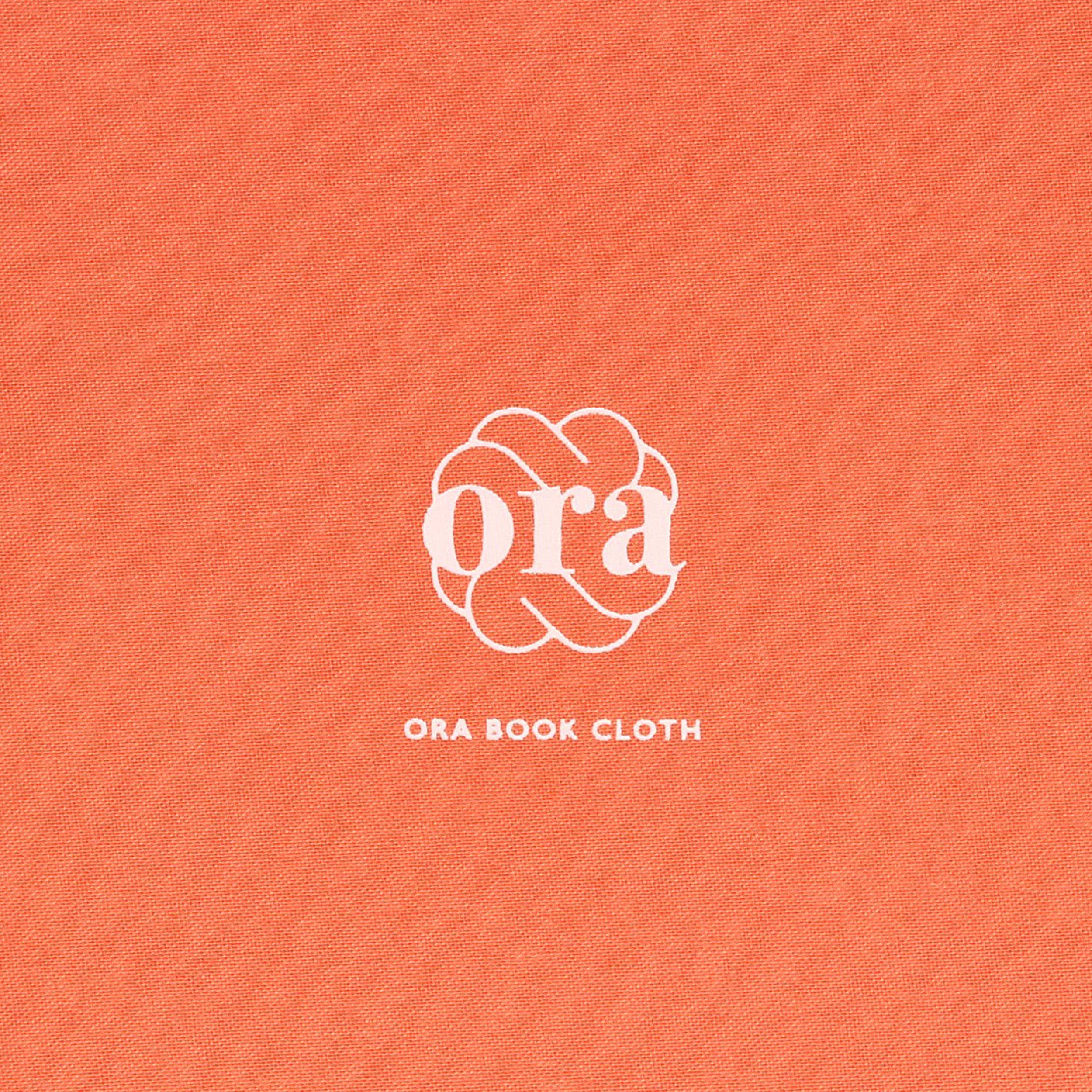 Ora • toile de reliure - Couleur 005 - saumon pastel - Applications: pour livres, agendas, classeurs, chemises, boîtes, étuis, coffrets cade... - image-2