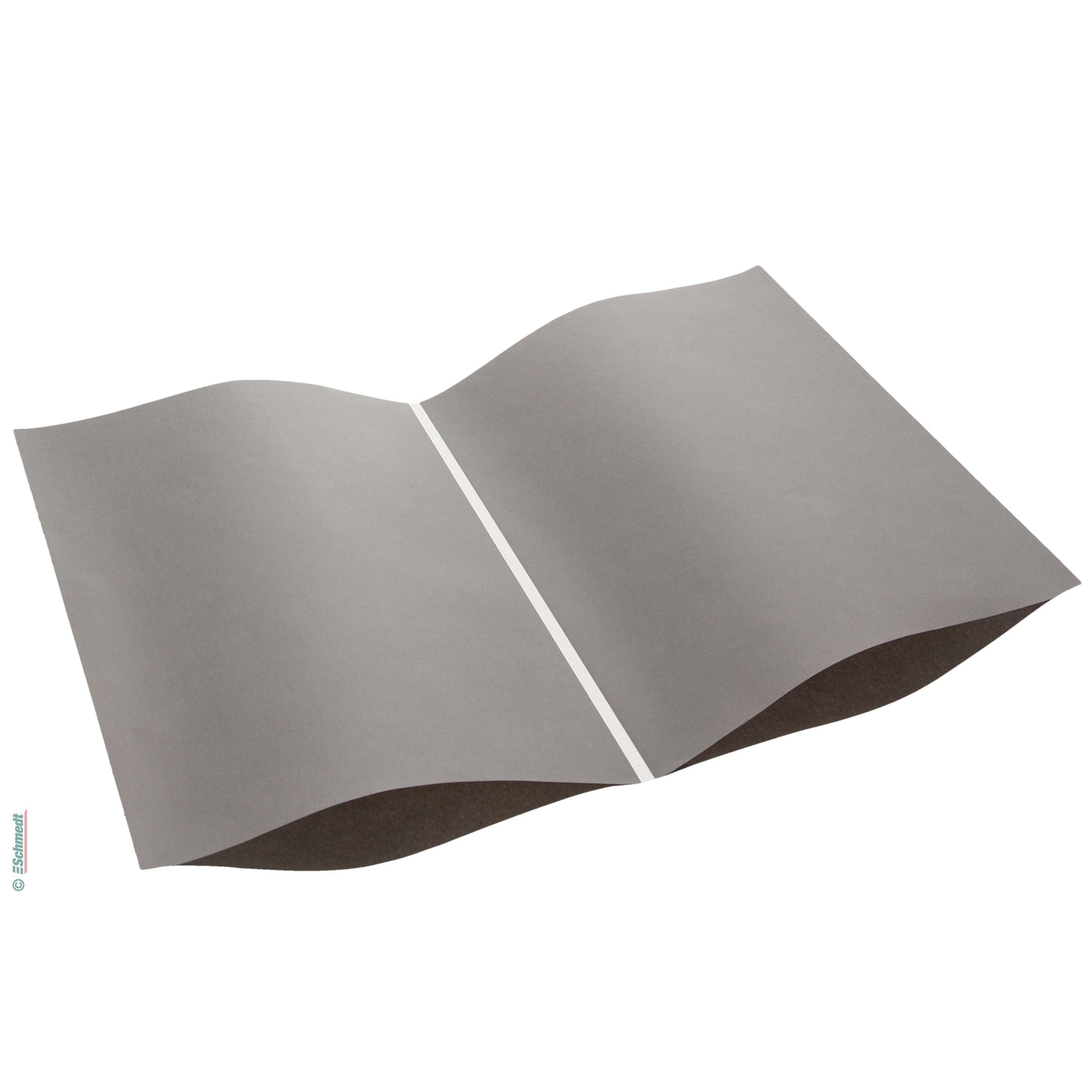 PräziCover - coloured, smooth - Colour grey - Book block thickness (in mm) 7,6 - 10,5 - to produce book blocks with real endsheets for hardc... - image-1