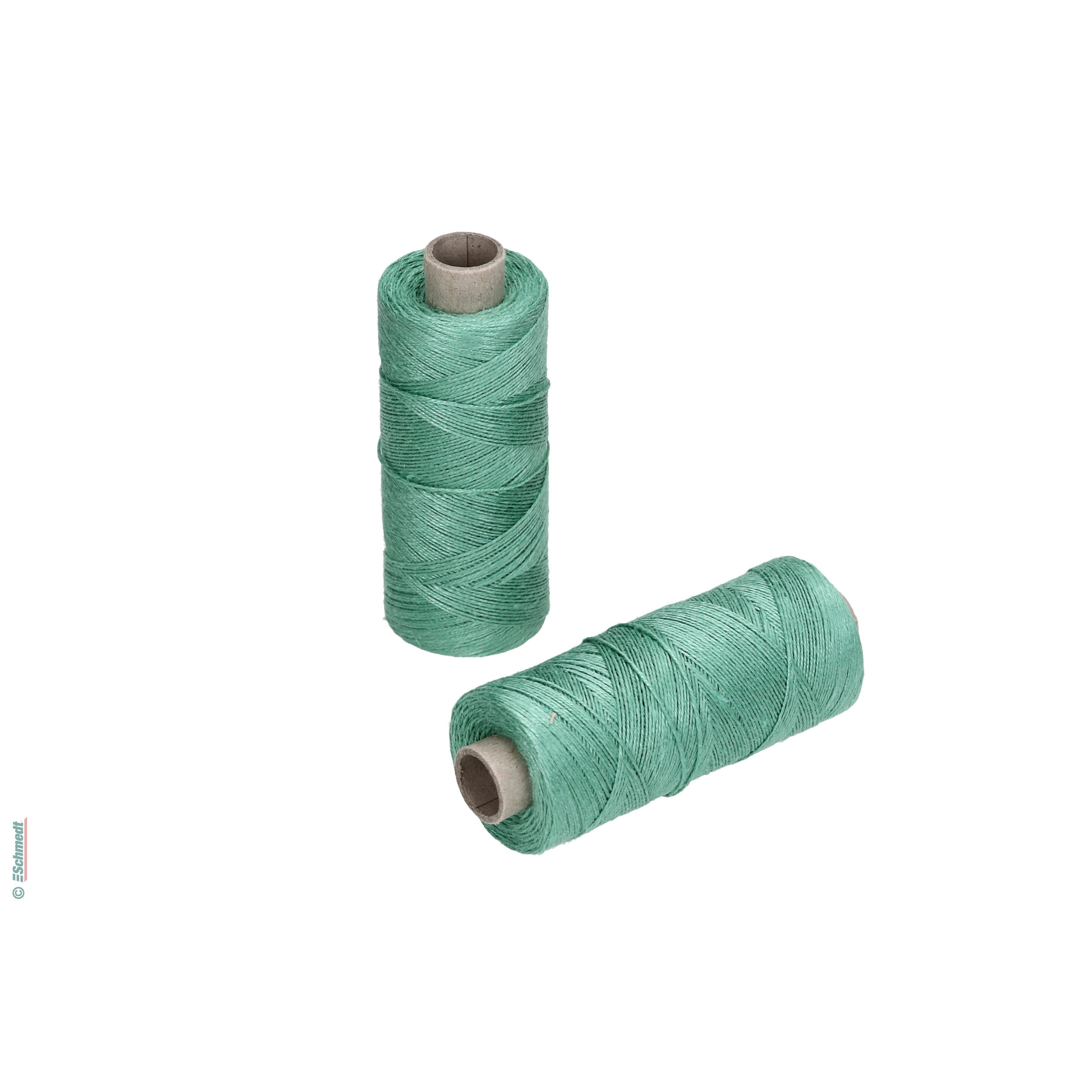 Hilo para coser a mano | de colores - Tamaño 18/3 - aprox. 0,55 mm - Color 10 - verde - para el cosido con hilo manual...