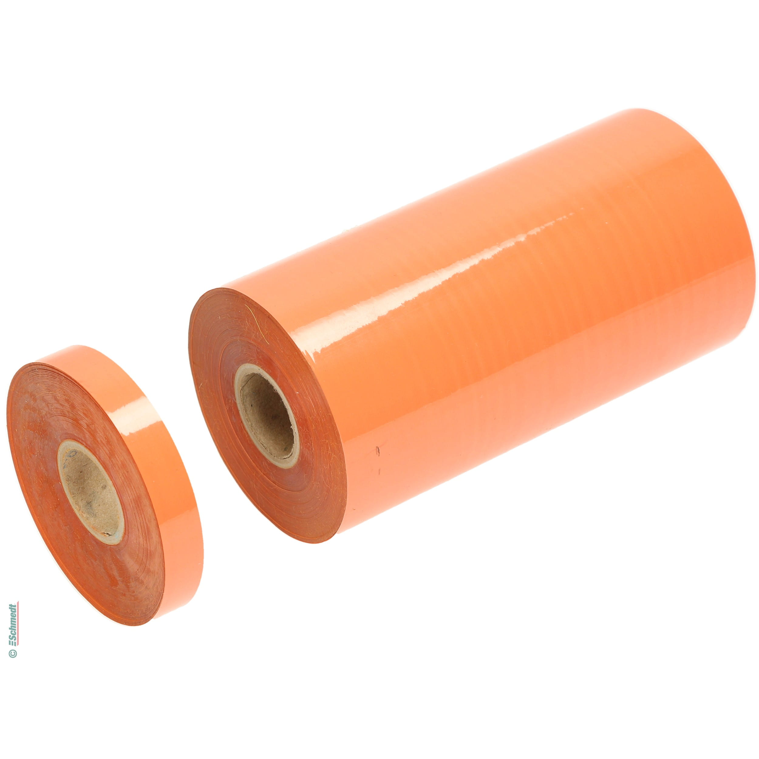 Pigment-Prägefolie Typ 20 - matt - Breite (in mm) 13 - Farbe hellrot - Produkte auf Papier-, Karton- und Kunststoffbasis (auch strukturiert)...