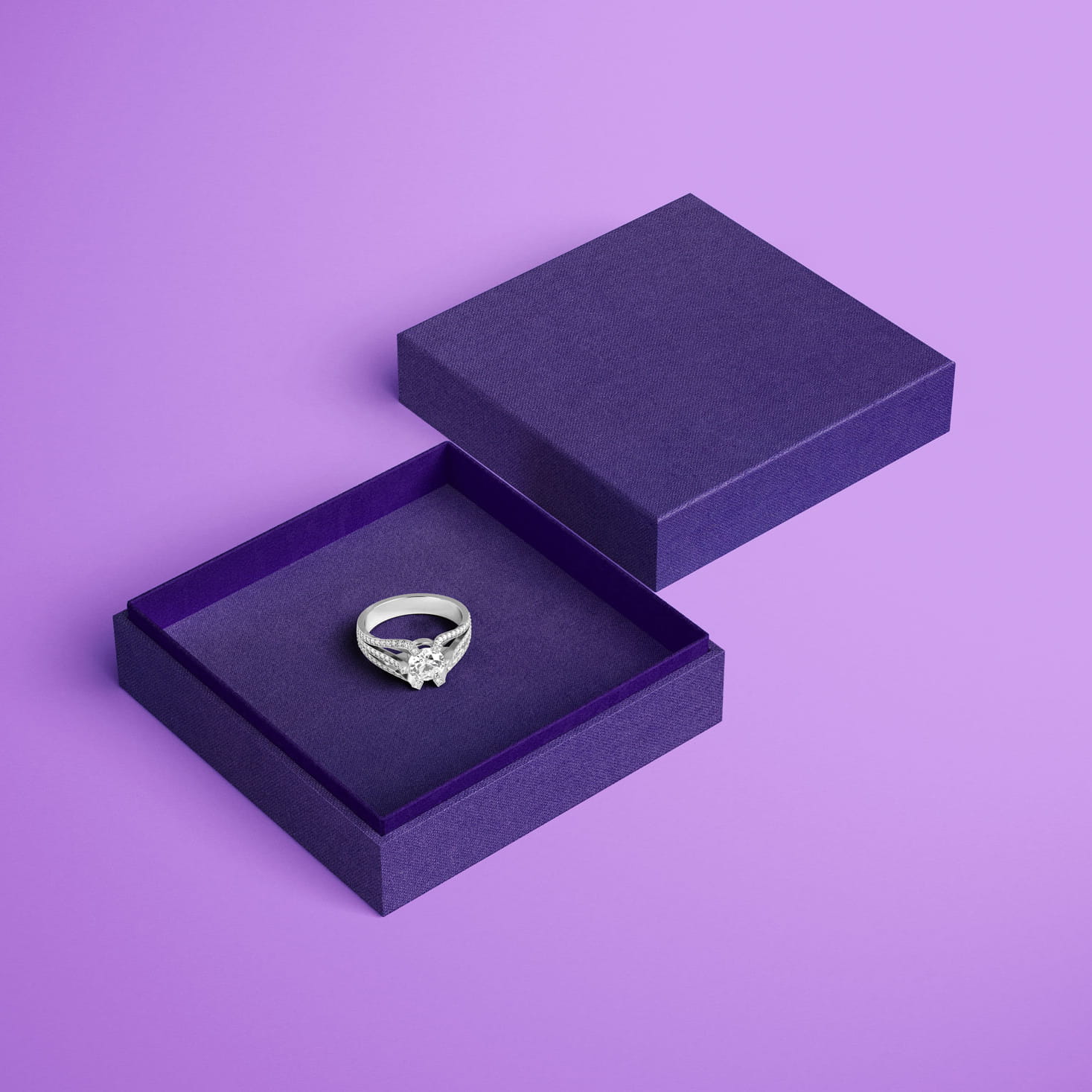 Englisch Buckram • toile de reliure de qualité supérieure - Couleur 551 - violet - couvertures de livres, livres-biblithèque, 
cartes de me... - image-1