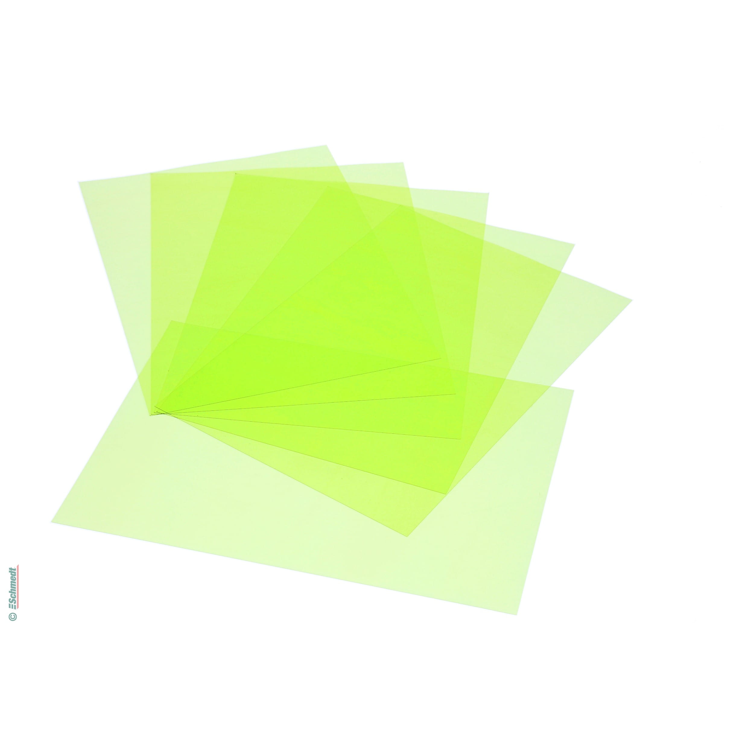 Deckblätter | farbig transparent - Abmessungen 210 x 297 mm - Farbe gelb - zum Schutz der Titelseite und zur Stabilisierung gebundener Dokum...
