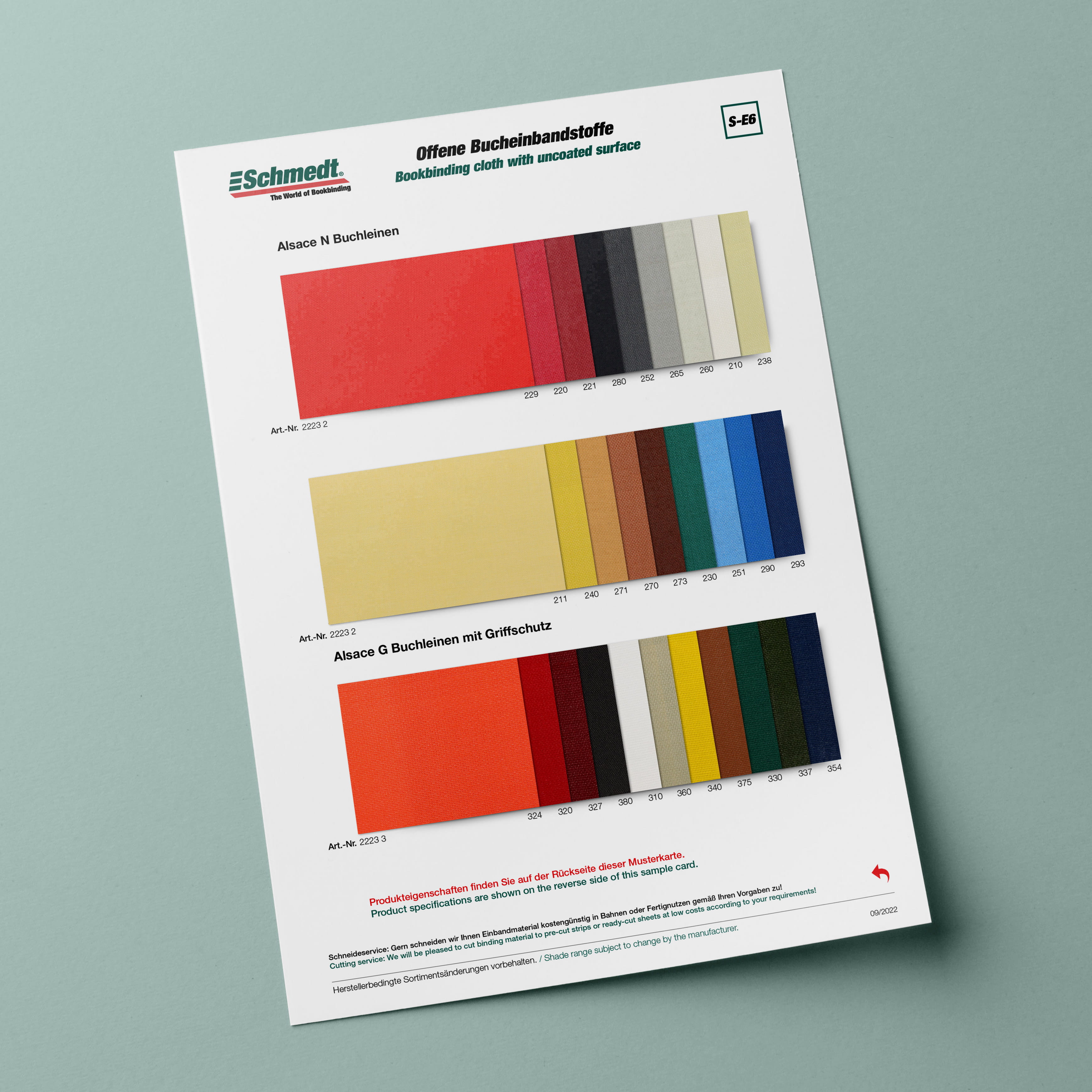 Alsace N | binding cloth - matt cloth with natural, uncoated surface - for books, diaries, files, folders, slipcases, cases, boxes, gift pac... - image-3