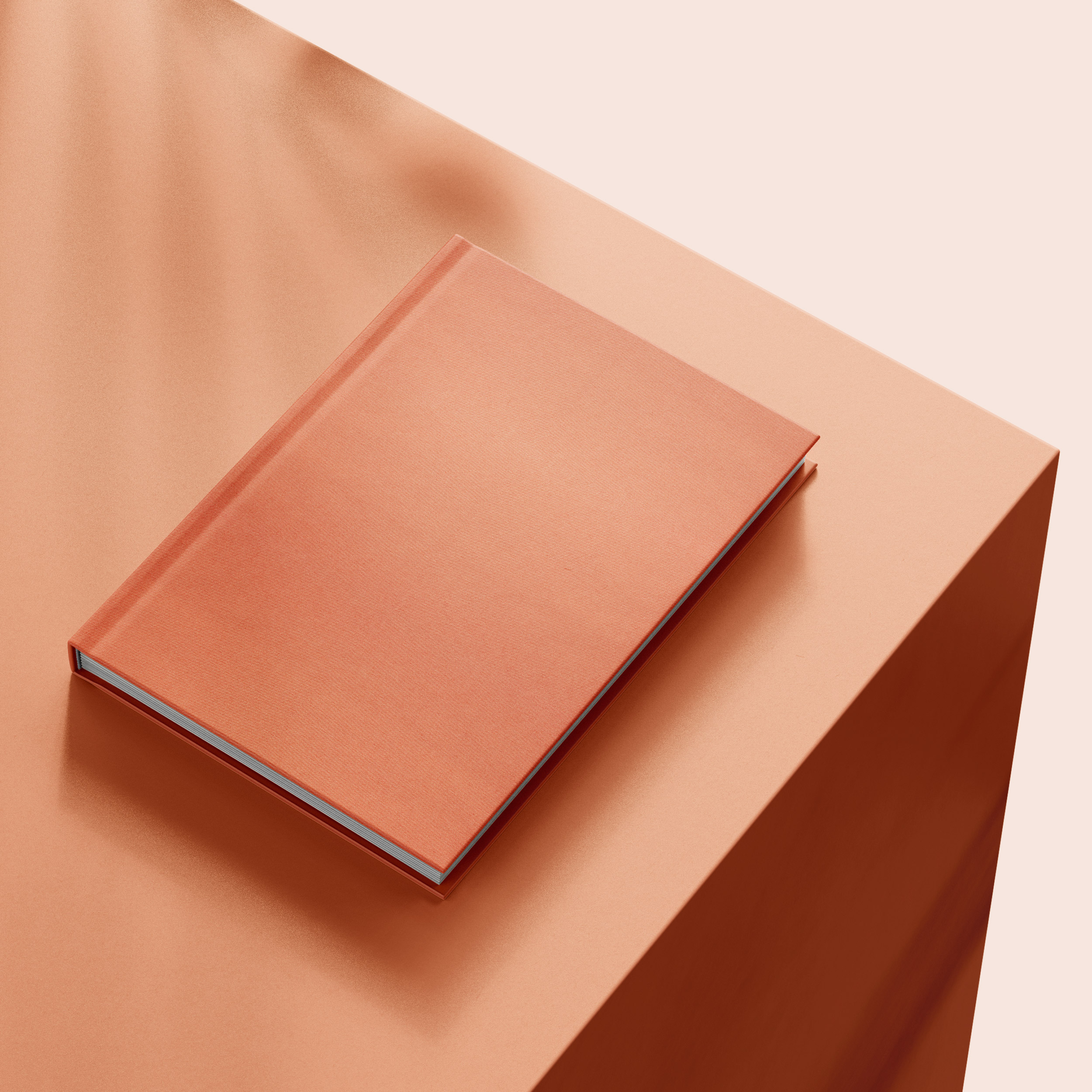 Ora • toile de reliure - Couleur 005 - saumon pastel - Applications: pour livres, agendas, classeurs, chemises, boîtes, étuis, coffrets cade... - image-3