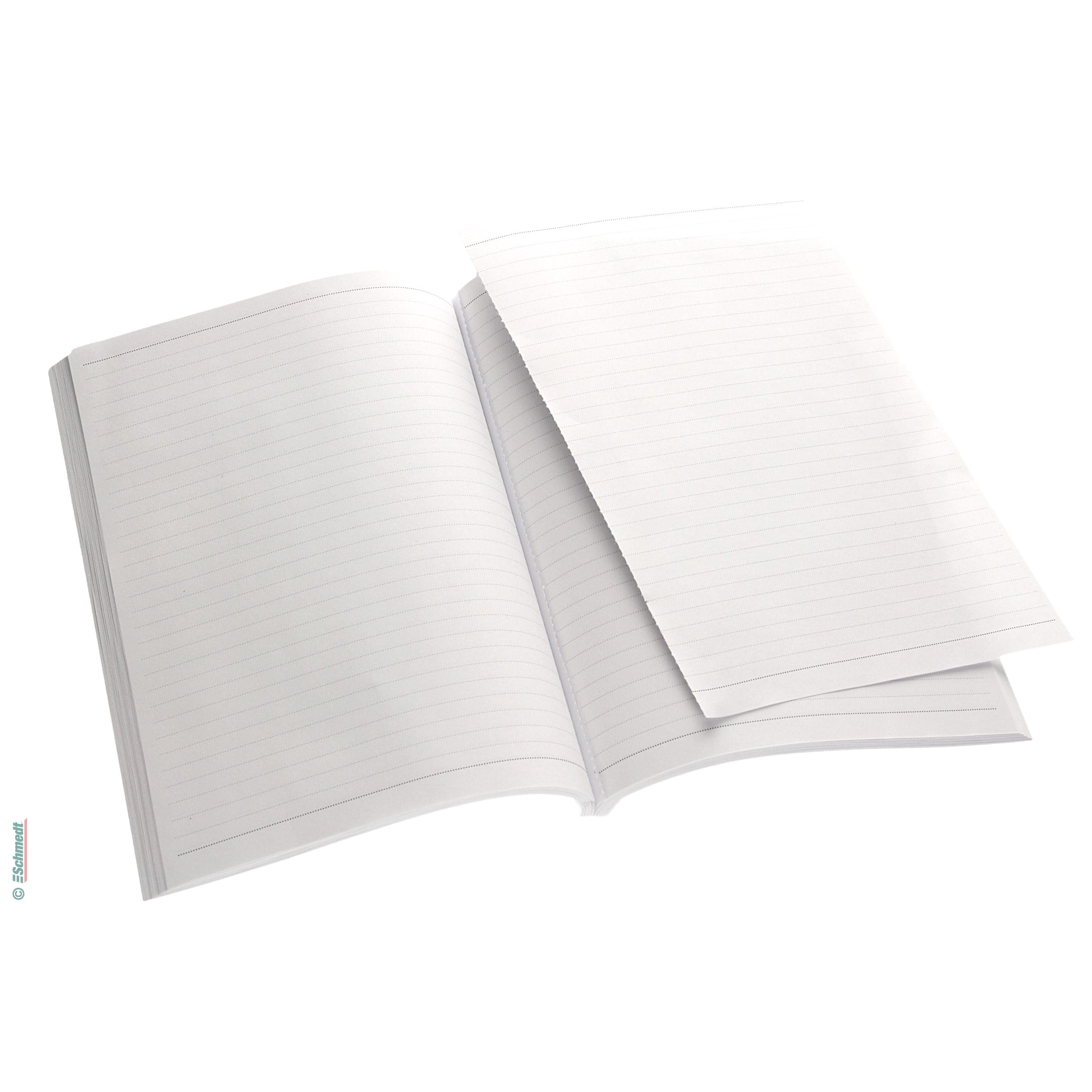 Buchblock-Rohling - Blanko-Buchblock (Leerbuch) zur Herstellung von Notizbüchern, Tagebüchern, Gästebüchern, Kondolenzbüchern etc. mit eigen... - Bild-6