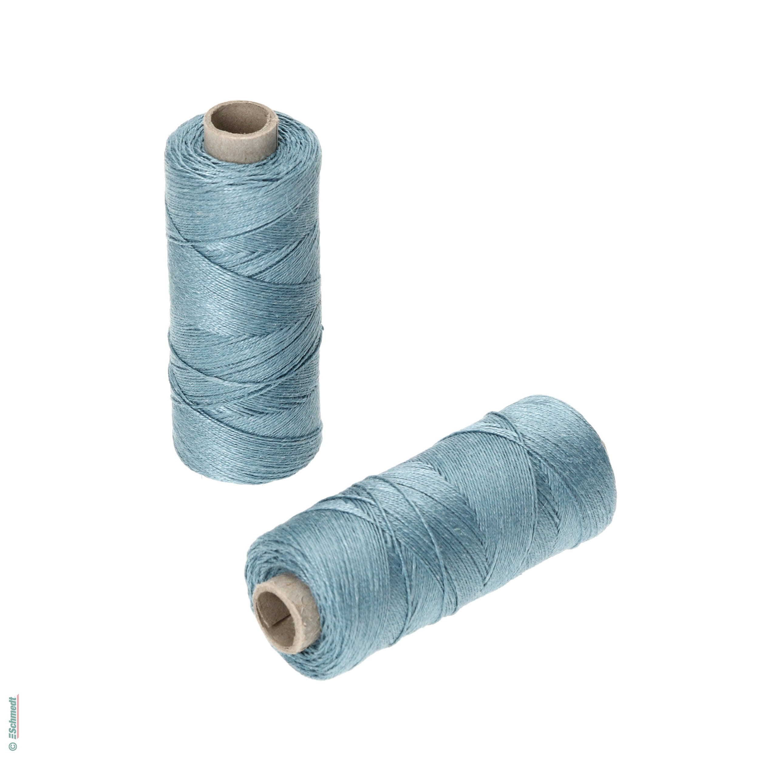 Sewing thread | coloured - Size 18/3 - appro. 0.55 mm - Colour 12 - light blue - for manual thread-stitching...