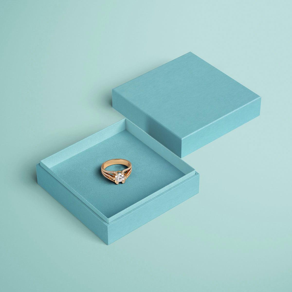 Englisch Buckram | Bibliotheksleinen - Farbe 580 - hellblau - Anwendungen: für Bucheinbände, Bibliotheksbände, Speisekarten, Notizbücher, Or... - Bild-1