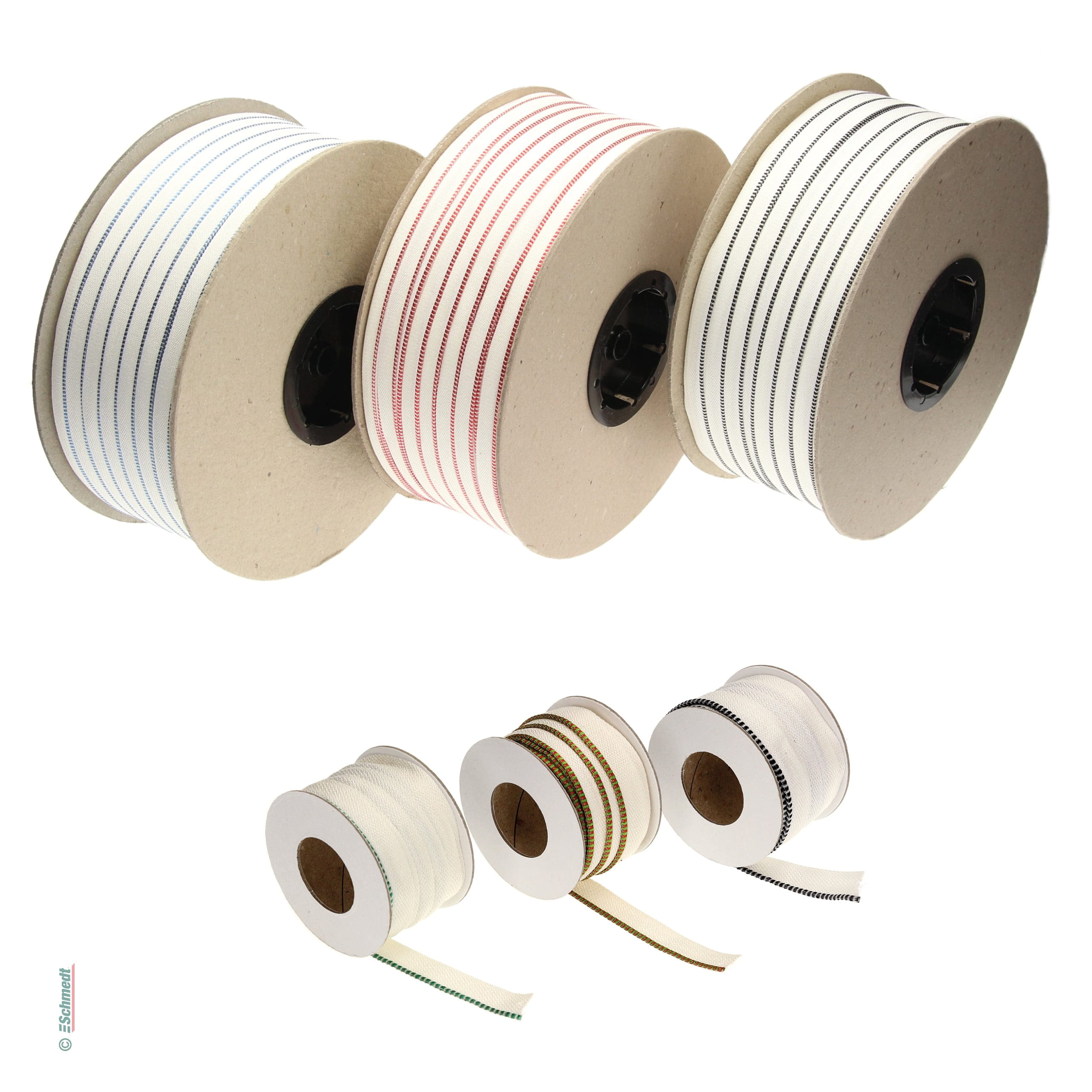 Headband  - premium quality - Colour 002 - blue/white - Roll Length (in m) 500 - coloured band attached to hardcover books at the top and bo...