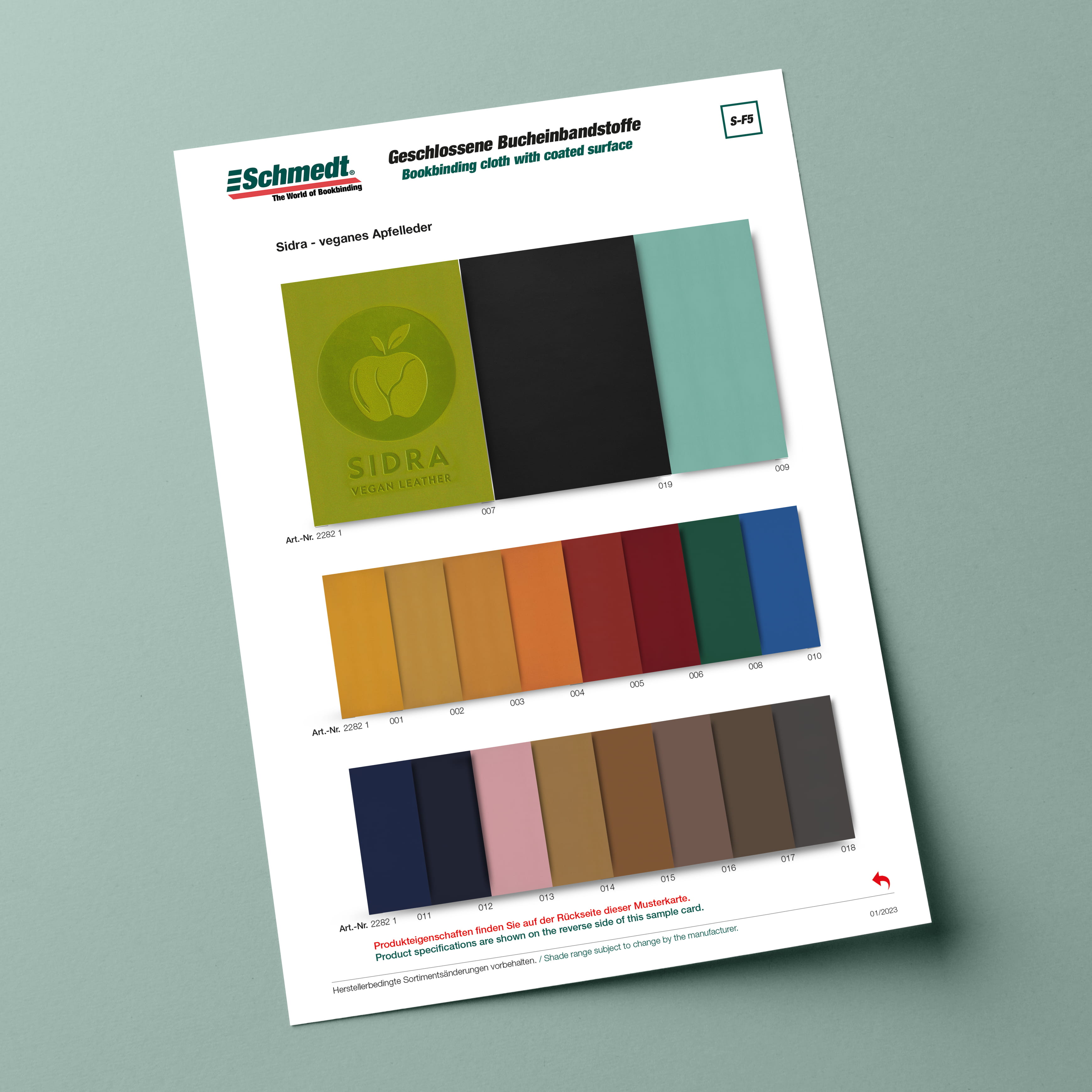 Sidra • Apple leather - for high quality books, photo books, albums, menus, boxes etc.... - image-1