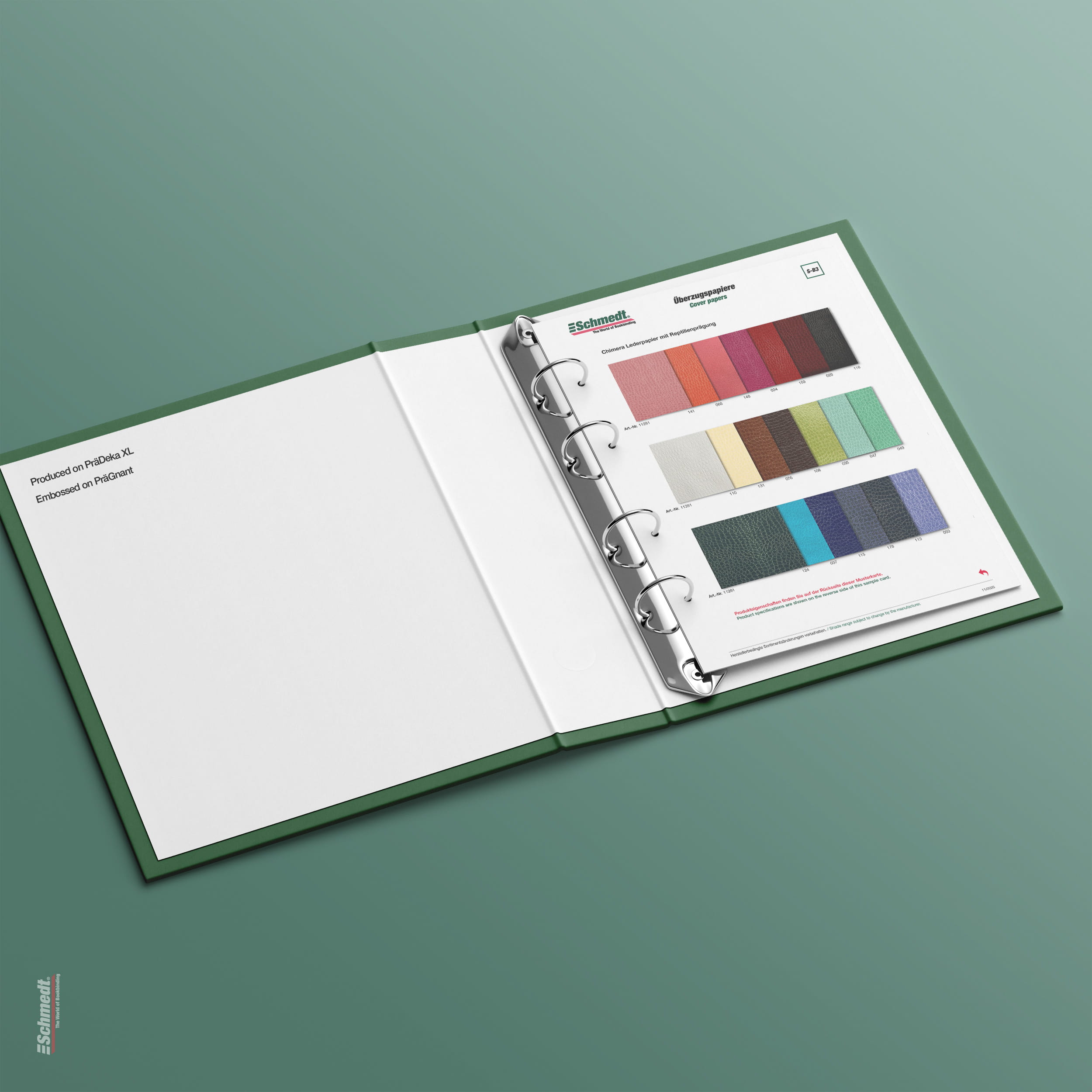 Samples card Chimera faux leather paper - Type S-B3 Cover paper 3/6 - ... - image-1