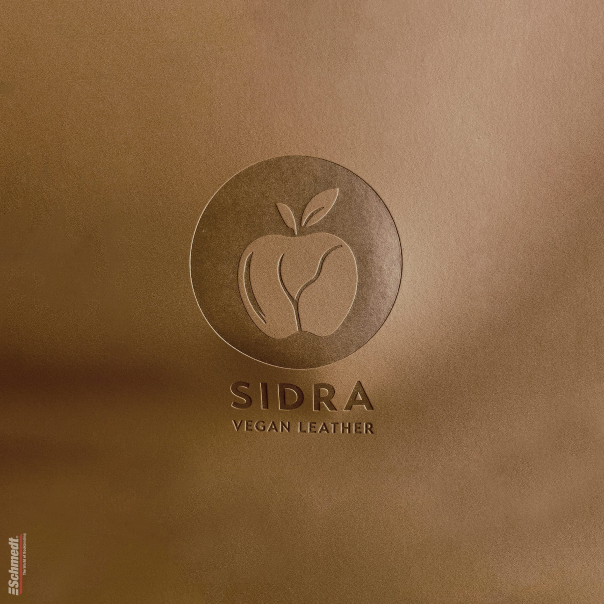 Sidra • cuero de manzana - Color 015 - caramelo - Aplicación: para tapas de libros de alta calidad, álbumes, menús, cajas etc.... - imagen-1