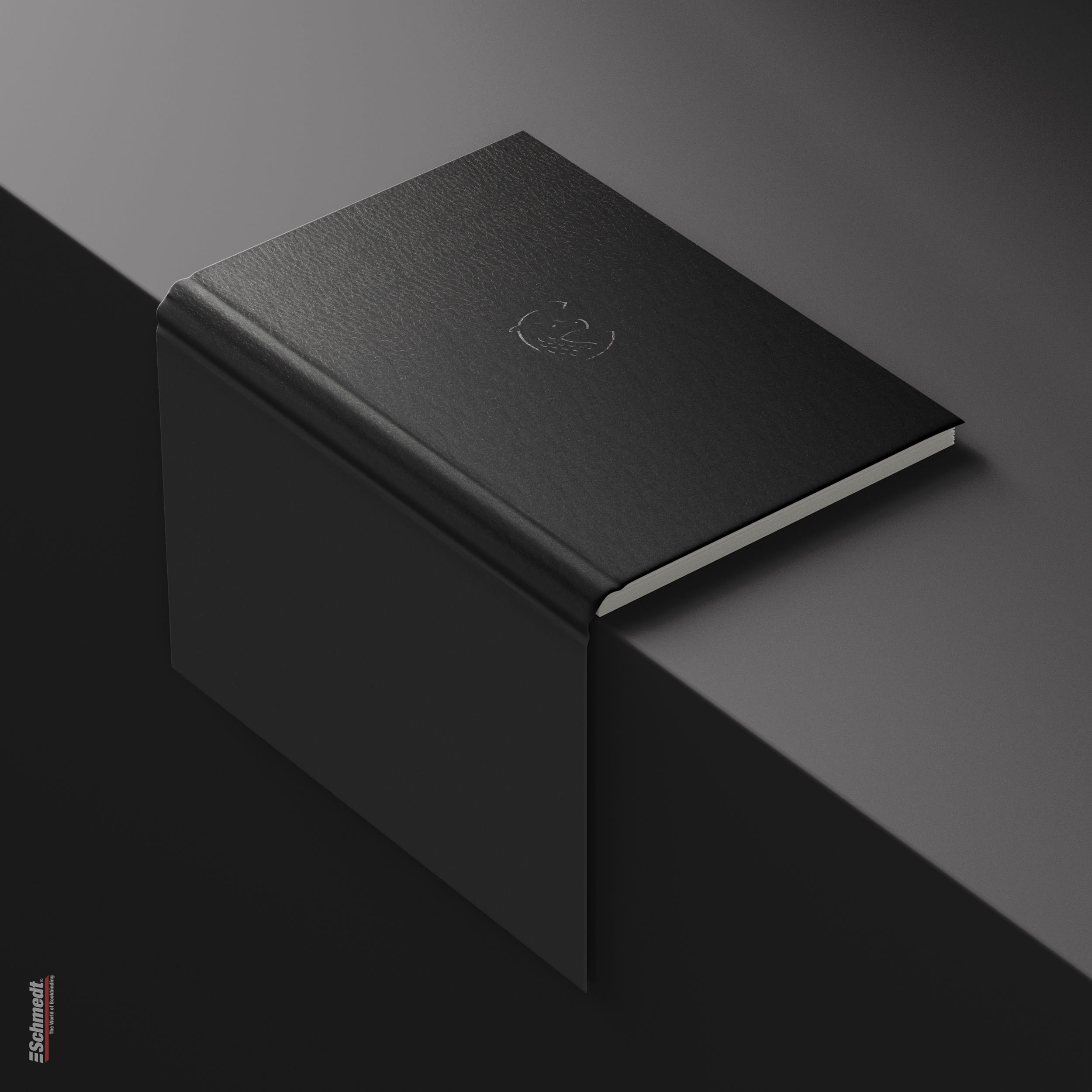 Chimera • Faux leather paper - Colour 116 - black - cover paper for books, files, folders, boxes, cases, packagings etc.... - image-1