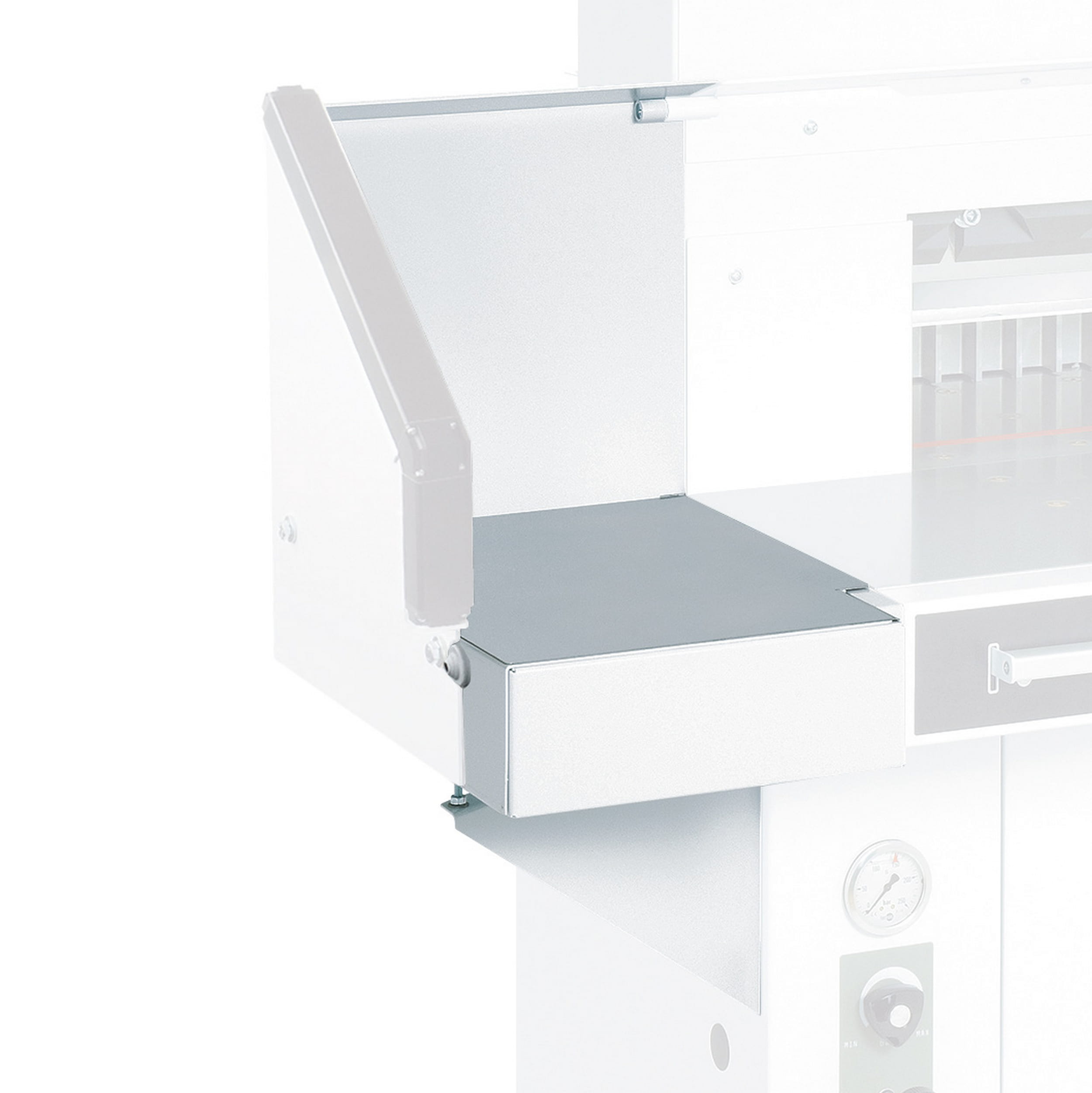 Jeu de deux tables latérales supplémentaires - pour massicot Type IDEAL 5560 (LT) - » 1 pièce = 1 jeu...