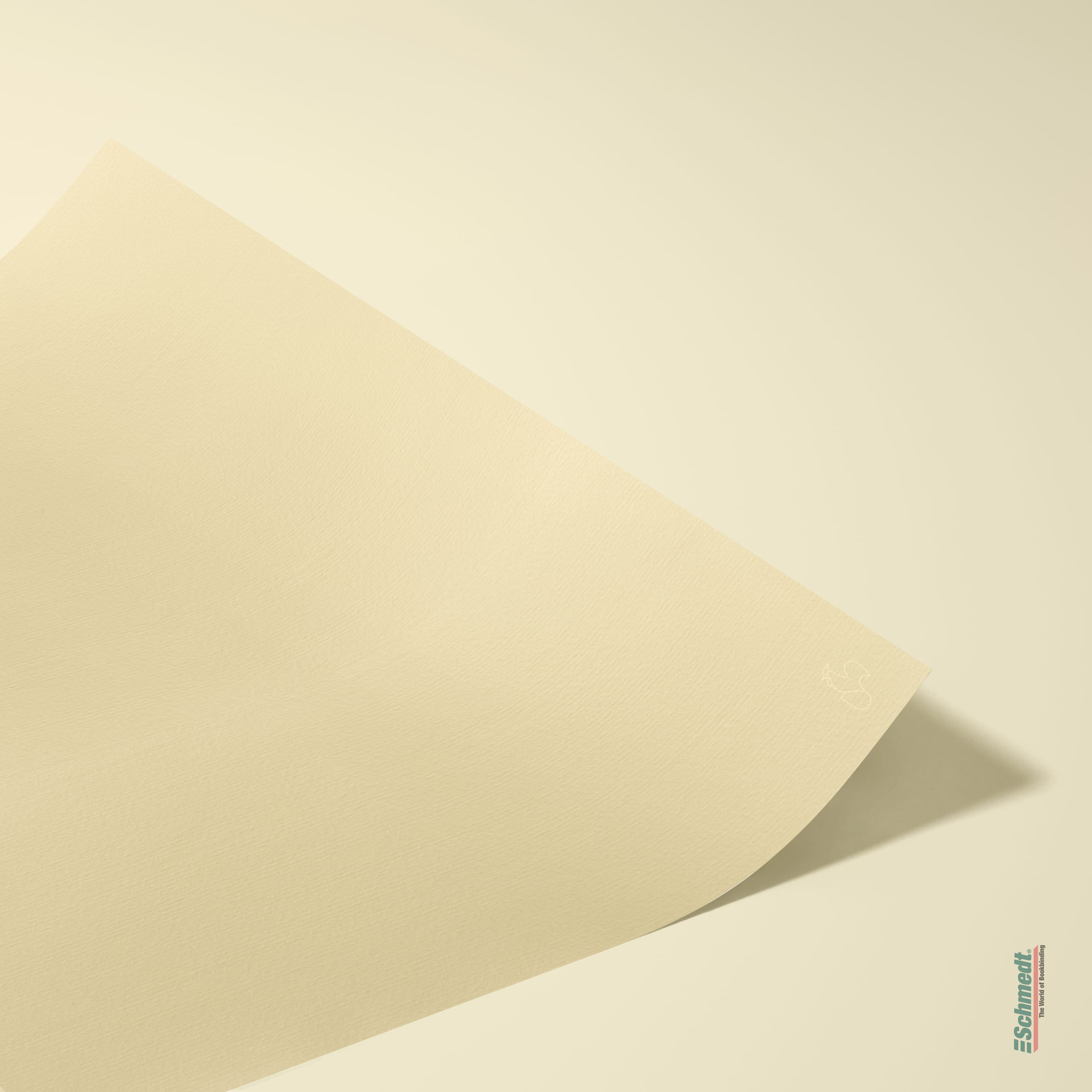 Ingres-Büttenpapier - Farbe 103 - kornfarben - einsetzbar als Vorsatzpapier oder als exklusives Umschlag- und Einbandmaterial für Bücher. Au... - Bild-1