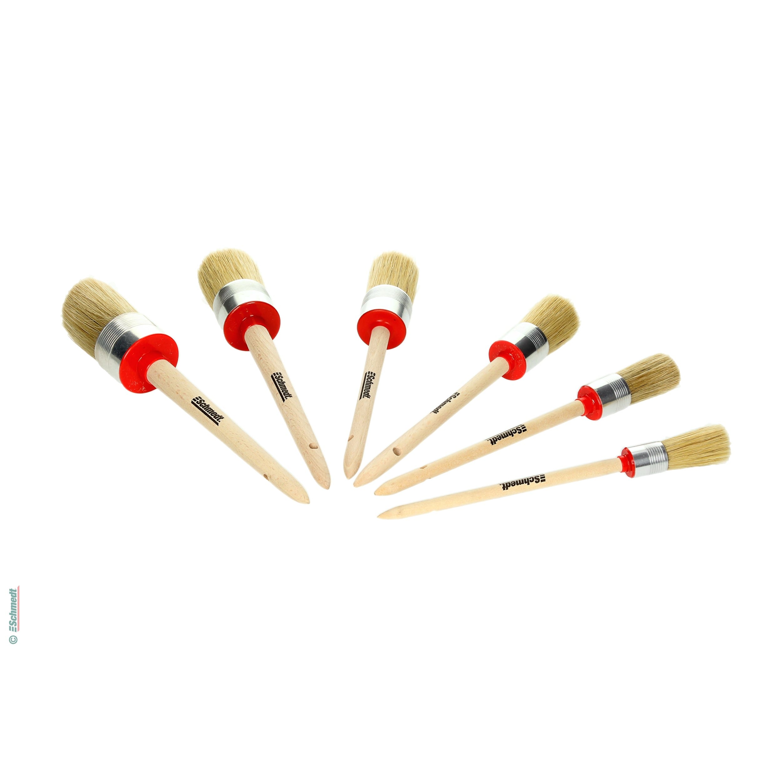 Round Bridled Glue Brushes