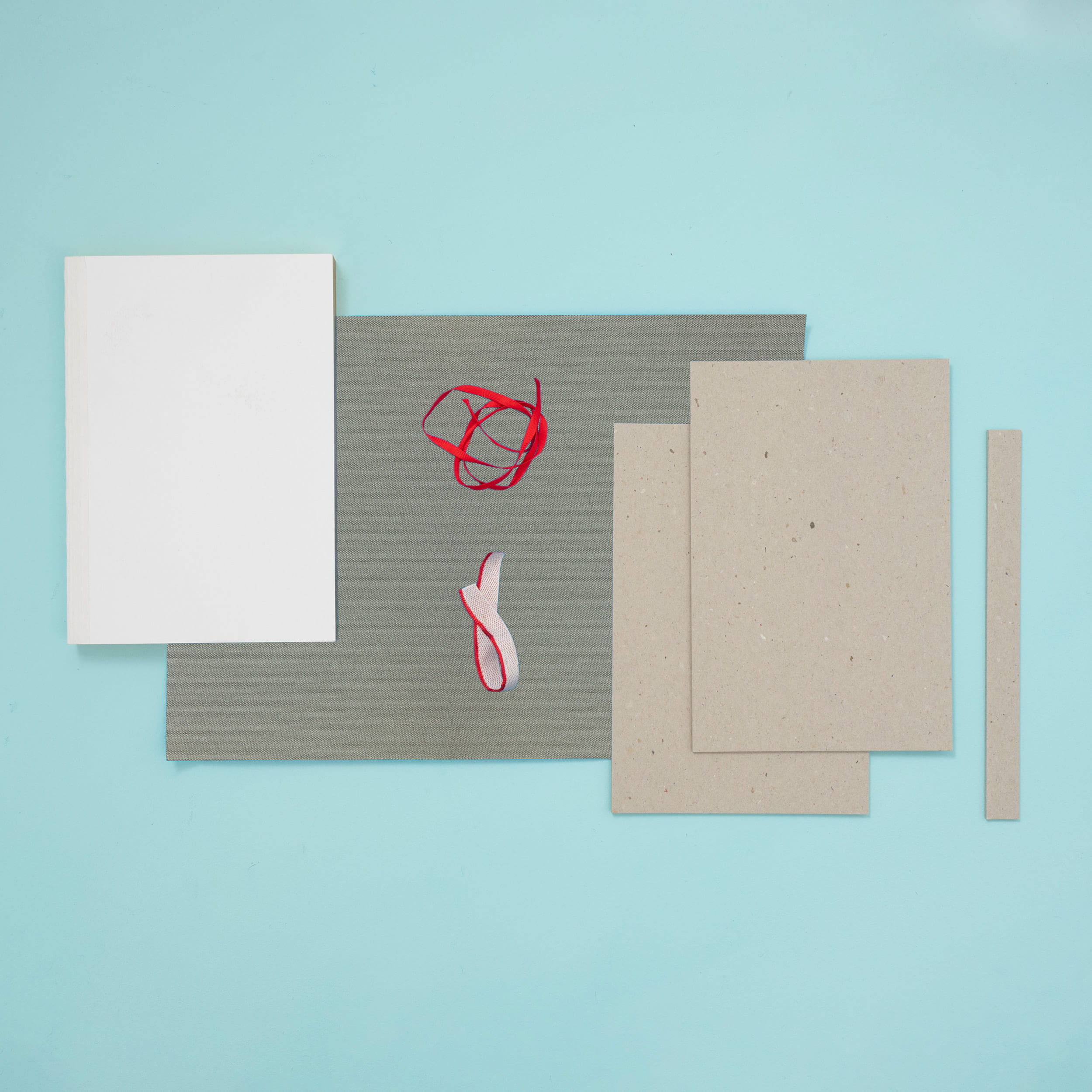 DIY Notizbuch Material Set - Einbandmaterial Regency Earth 510-hellgrau - Tagebuch, Reiseerinnerungen, Rezepte-Sammlung, tägliche Aufgaben o... - Bild-4