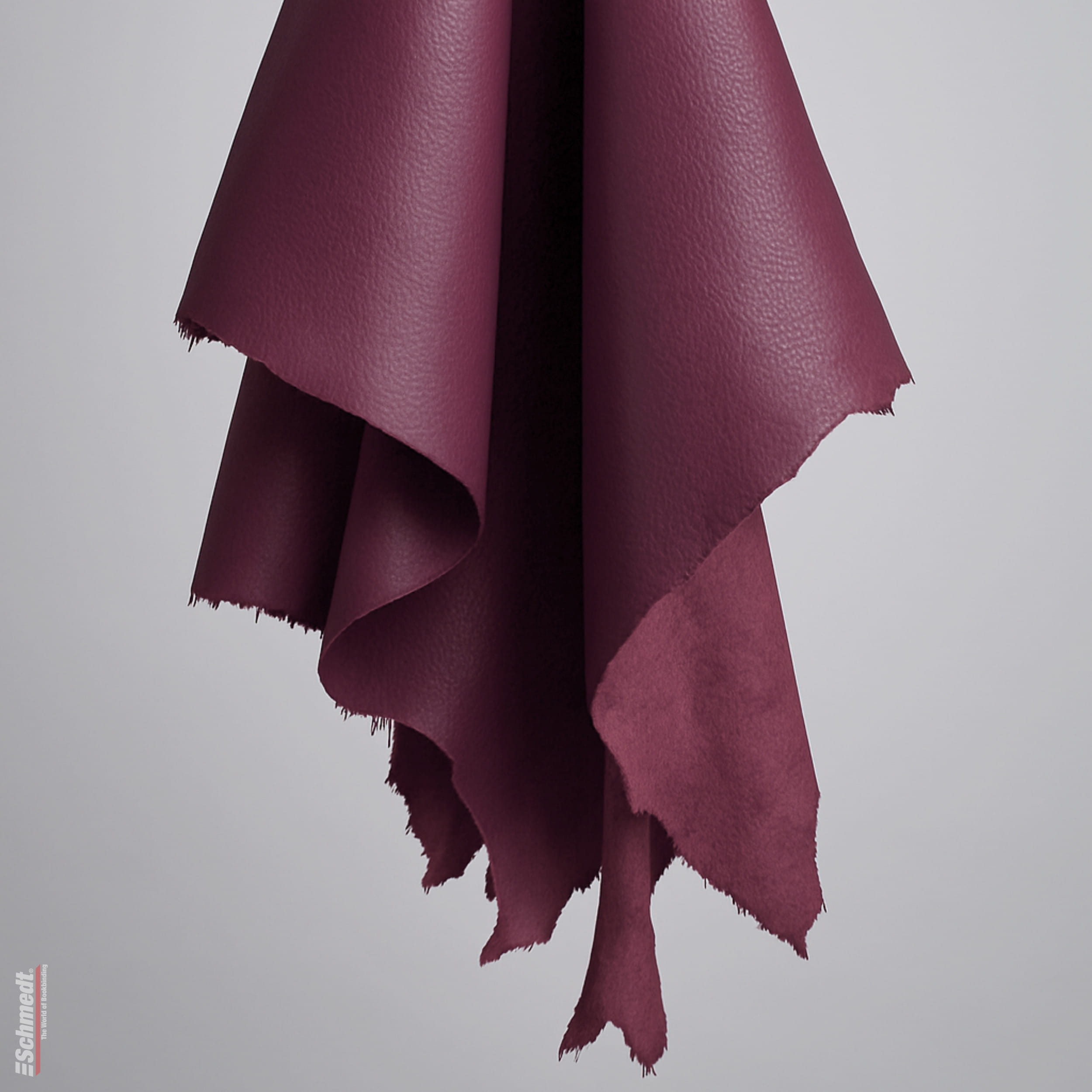 Oase-Ziegenleder - Voll-Leder - Farbe 025 - bordeaux - Größe I - Standard - zur Herstellung von hochwertigen Büchern mit Echtleder-Einband o... - Bild-1