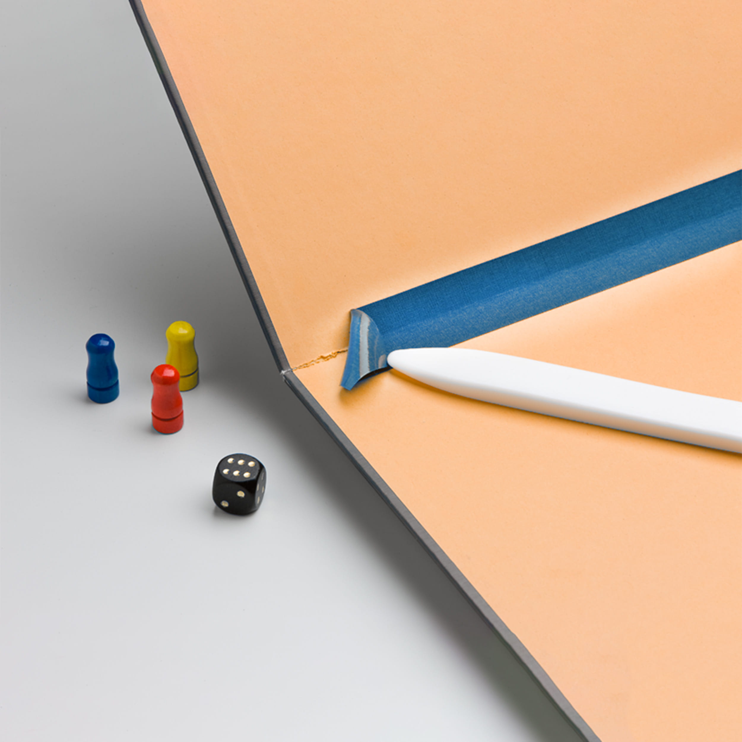 Filmoplast T - textile cloth • coloured - self-adhesive - 240 µm thick - Applications: repairing and reinforcing of book joints, spine-tapin... - image-2