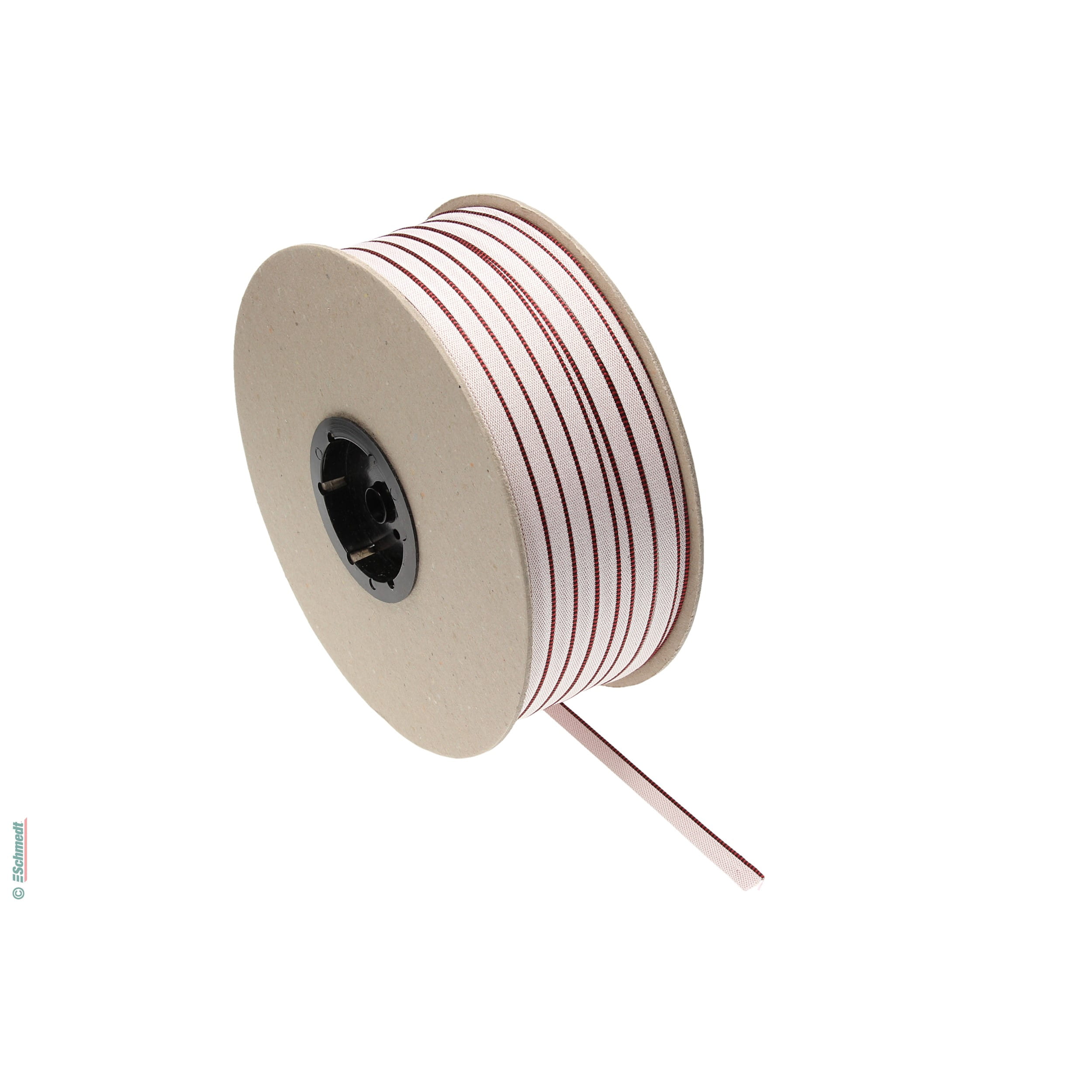 Headband  - premium quality - Colour 059 - black/red - Roll Length (in m) 500 - coloured band attached to hardcover books at the top and bot...