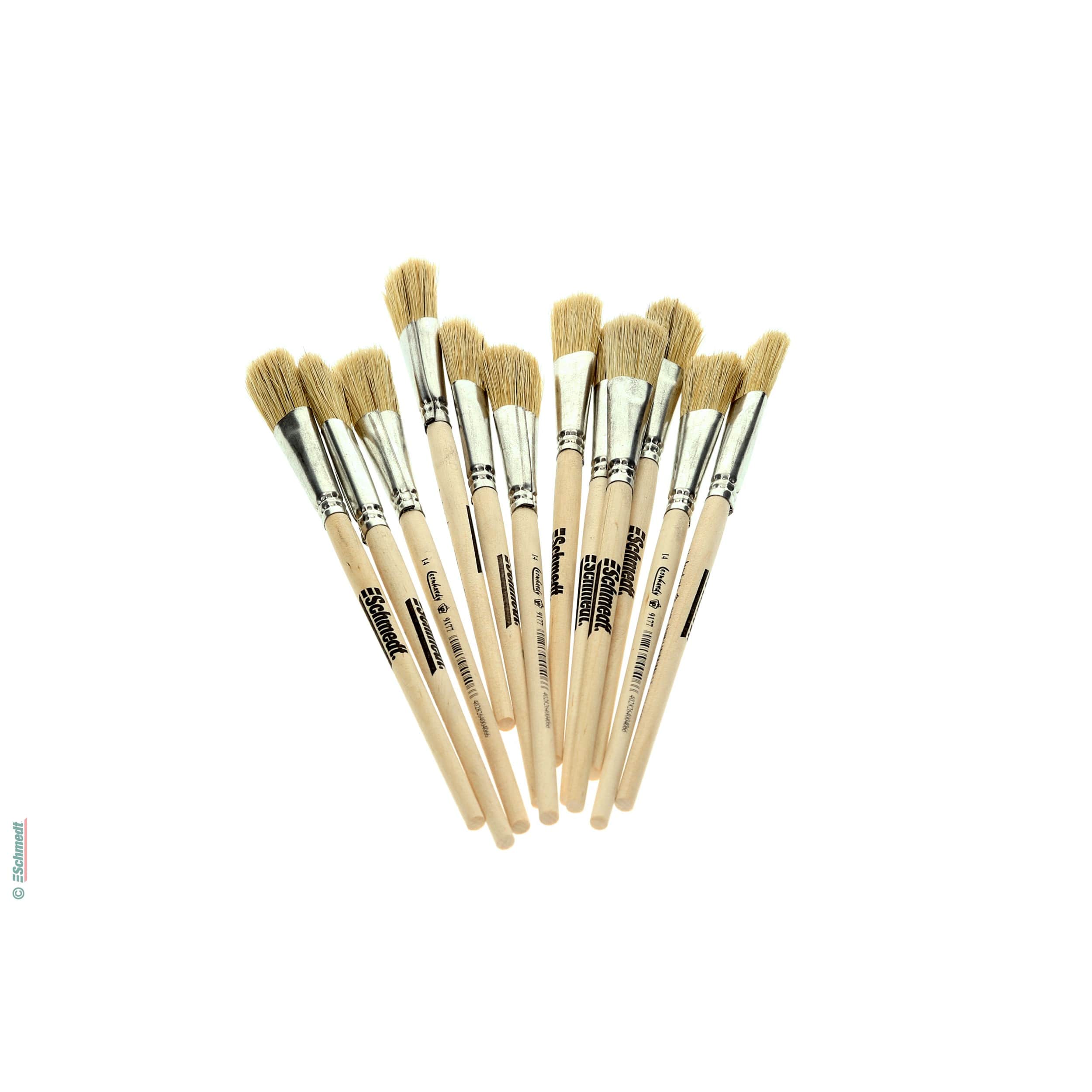 All-purpose brush, with tin ferrule - Size 14 - Width (in mm) 14 - versatile use... - image-1