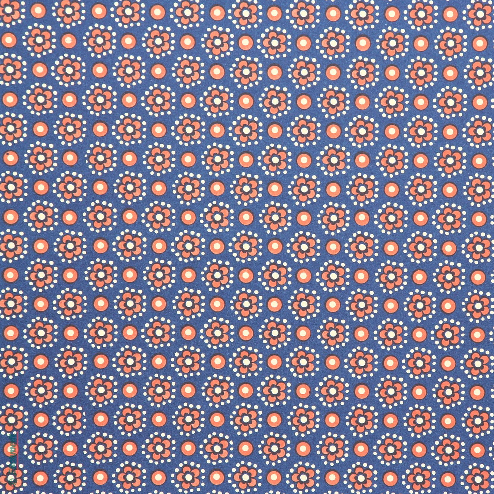 452-Retro Kornblumen blau