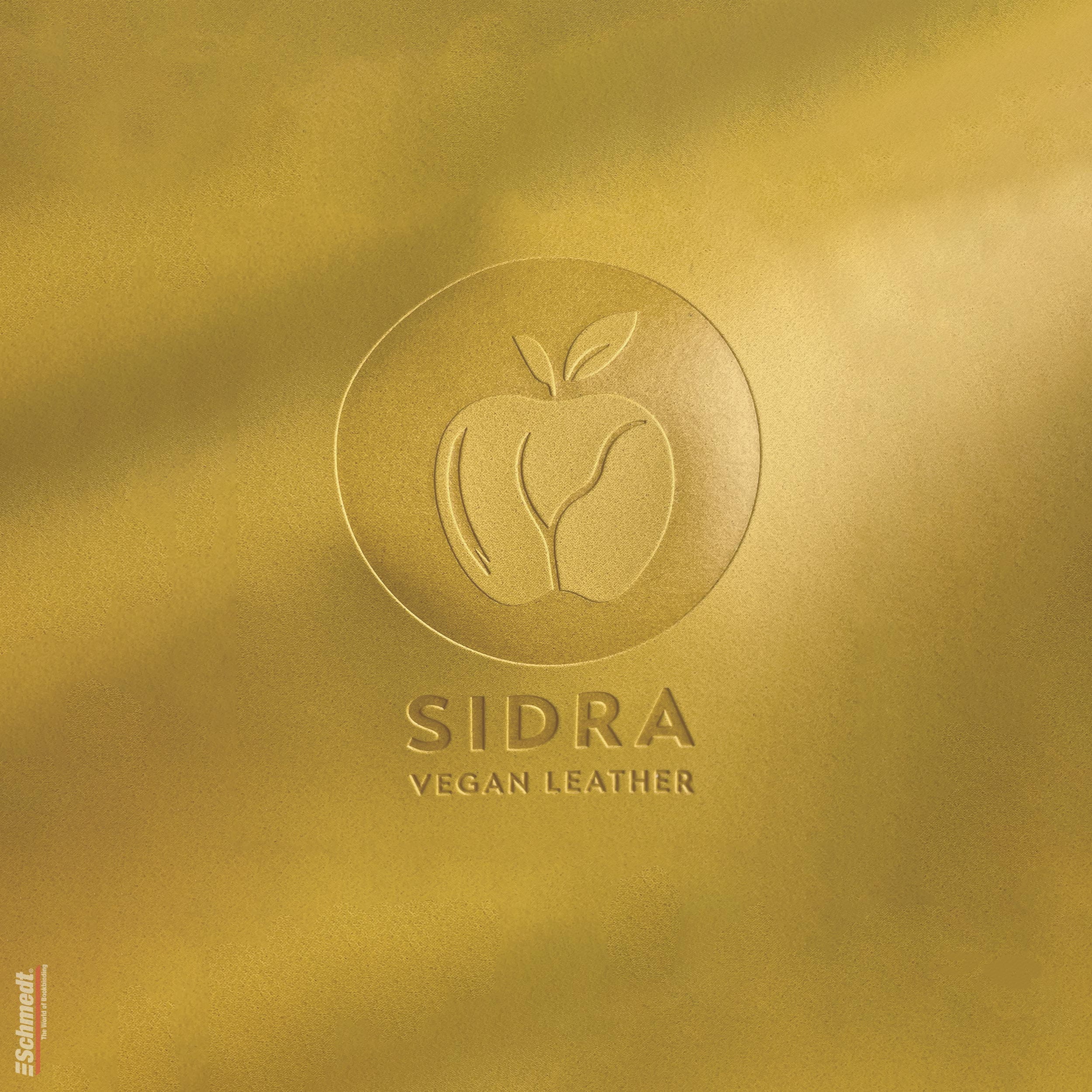 Sidra • cuero de manzana - Color 002 - mostaza - Aplicación: para tapas de libros de alta calidad, álbumes, menús, cajas etc.... - imagen-1