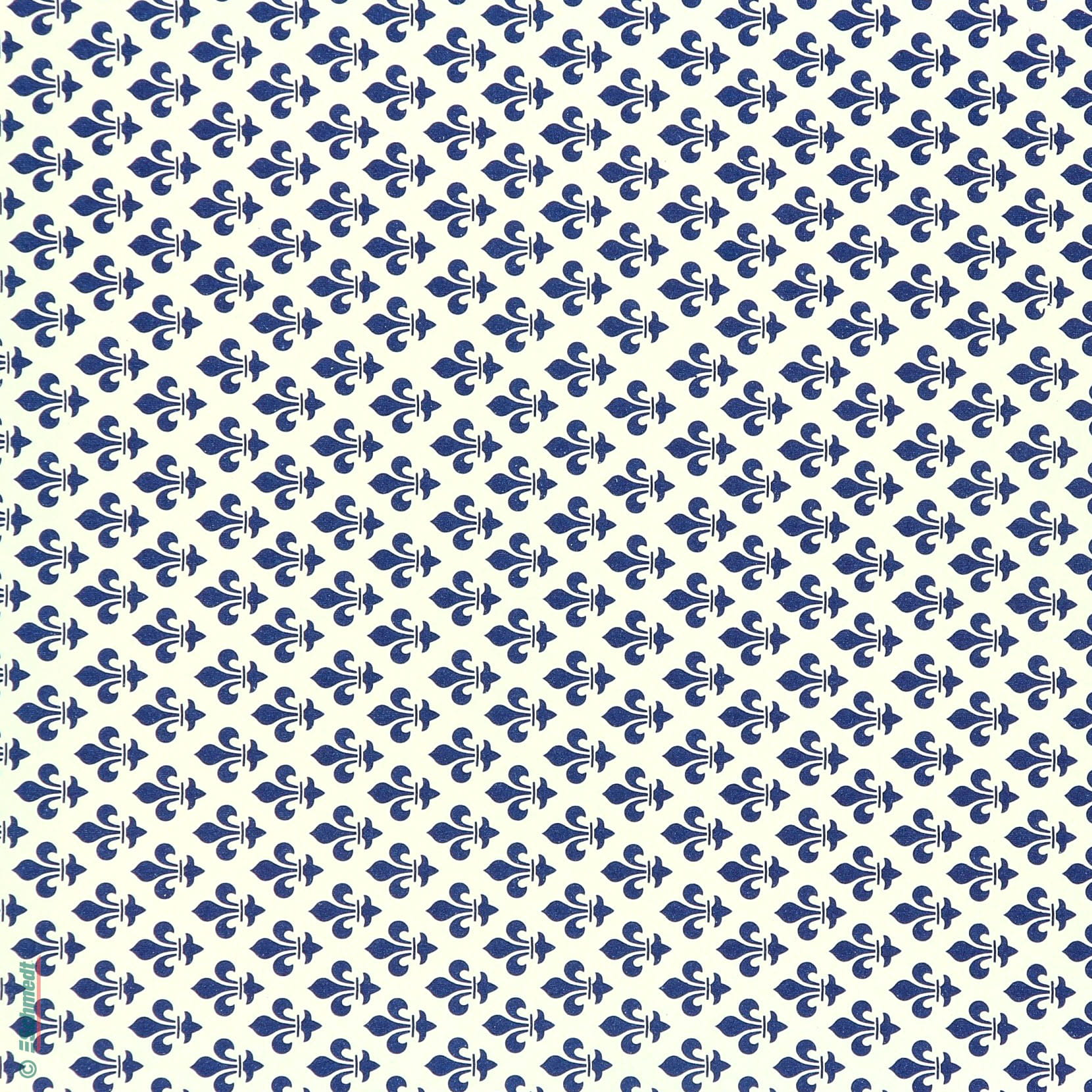 002 - Fleur de lis blue