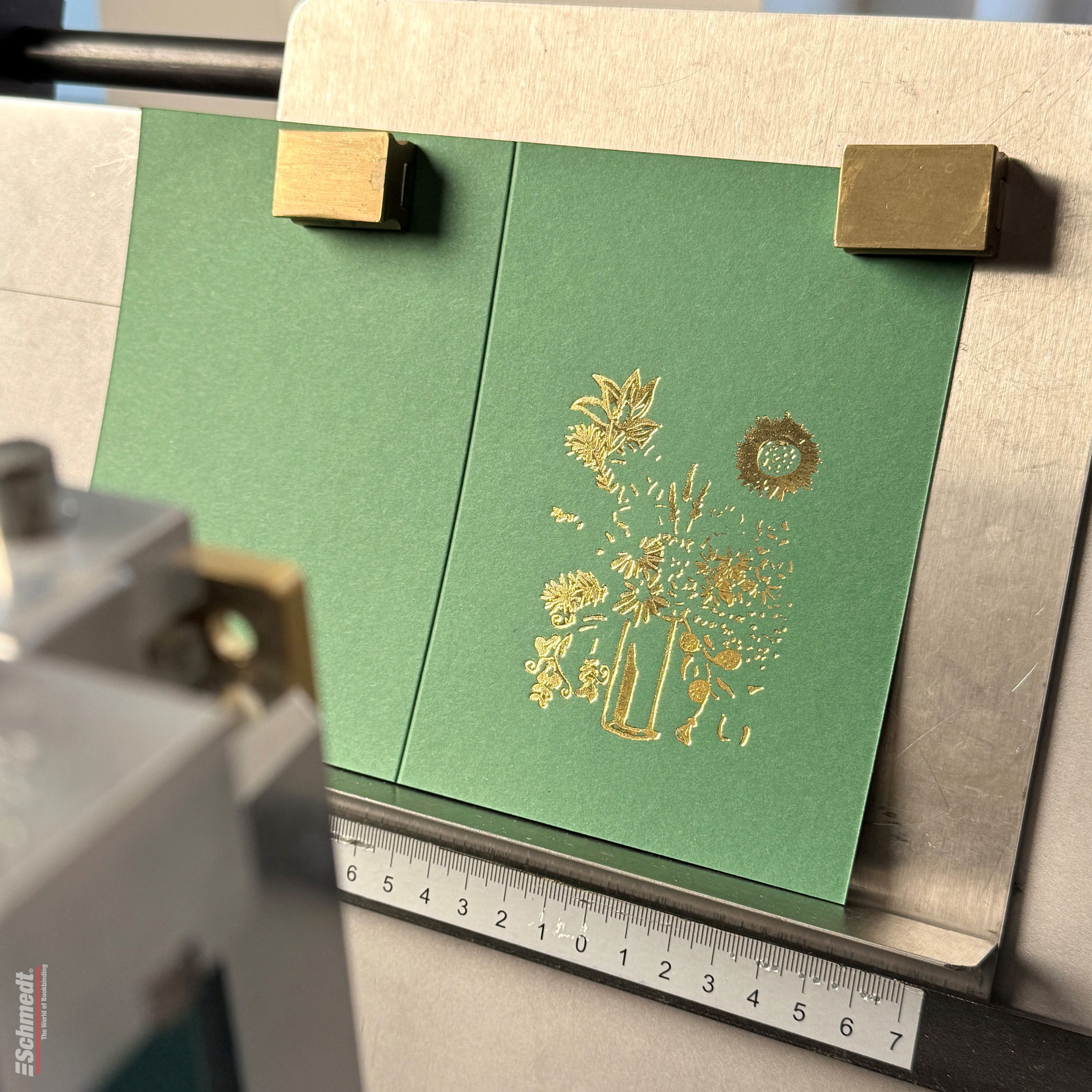 Punzón en relieve para dorar en caliente - para dorar logos y diseños - Para pegar en el soporte de bloque de una prensa para dorar y luego ... - imagen-1